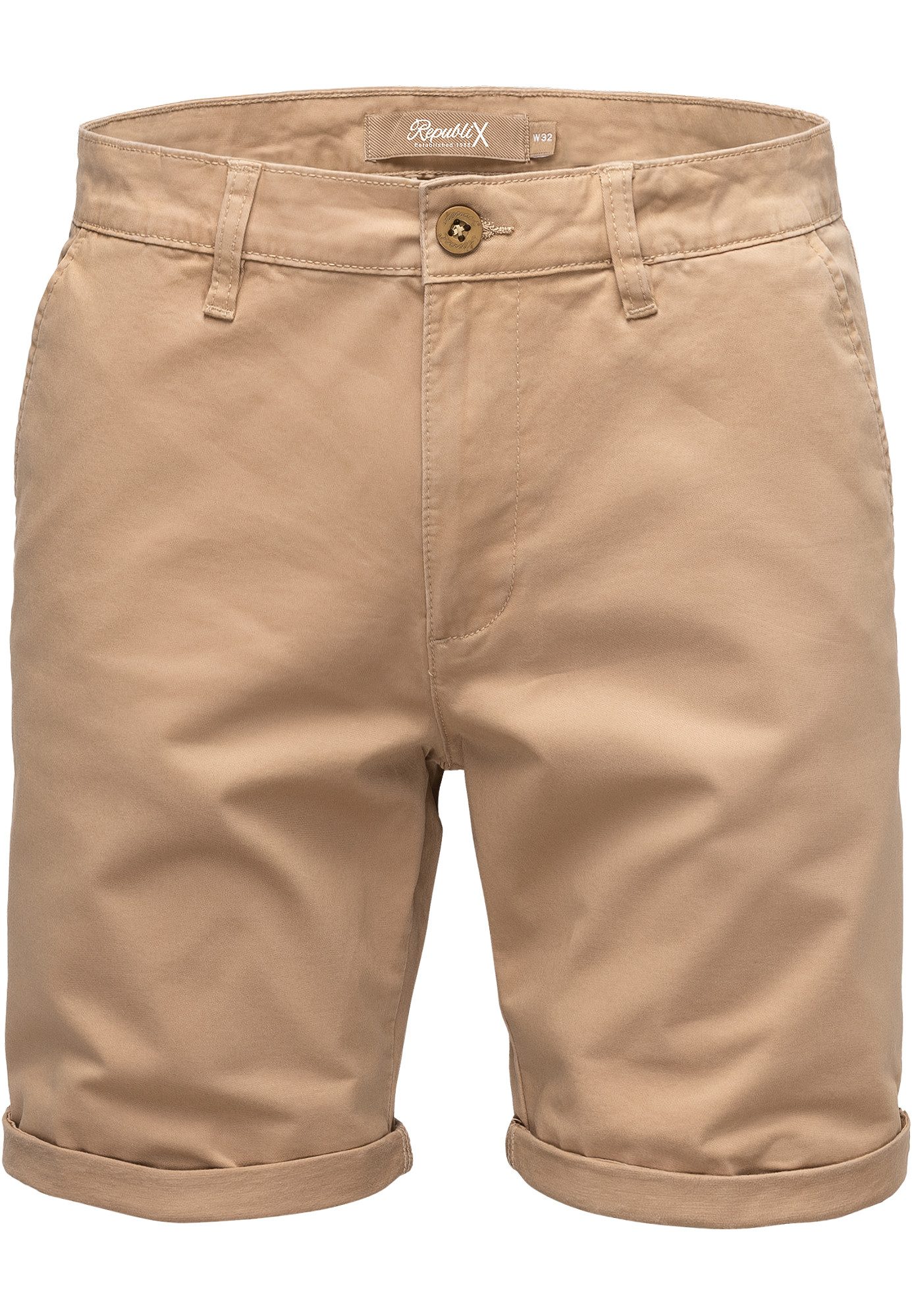 REPUBLIX Chinoshorts LIONEL Herren Bermuda Short Hose Regular Fit günstig online kaufen