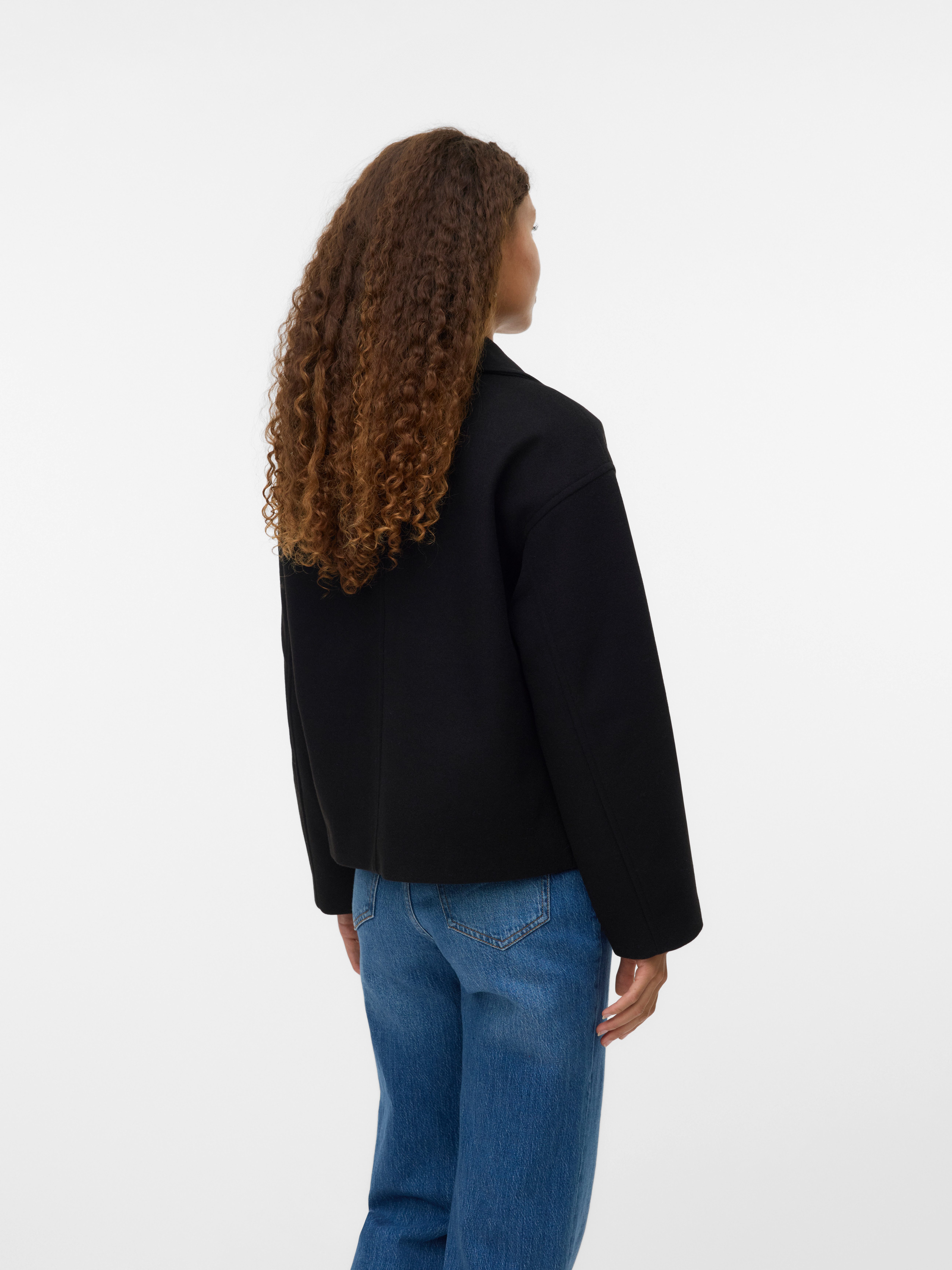 Vero Moda Cabanjacke VMVINCELINE SHORT JACKET NOOS mit Knopfleiste günstig online kaufen