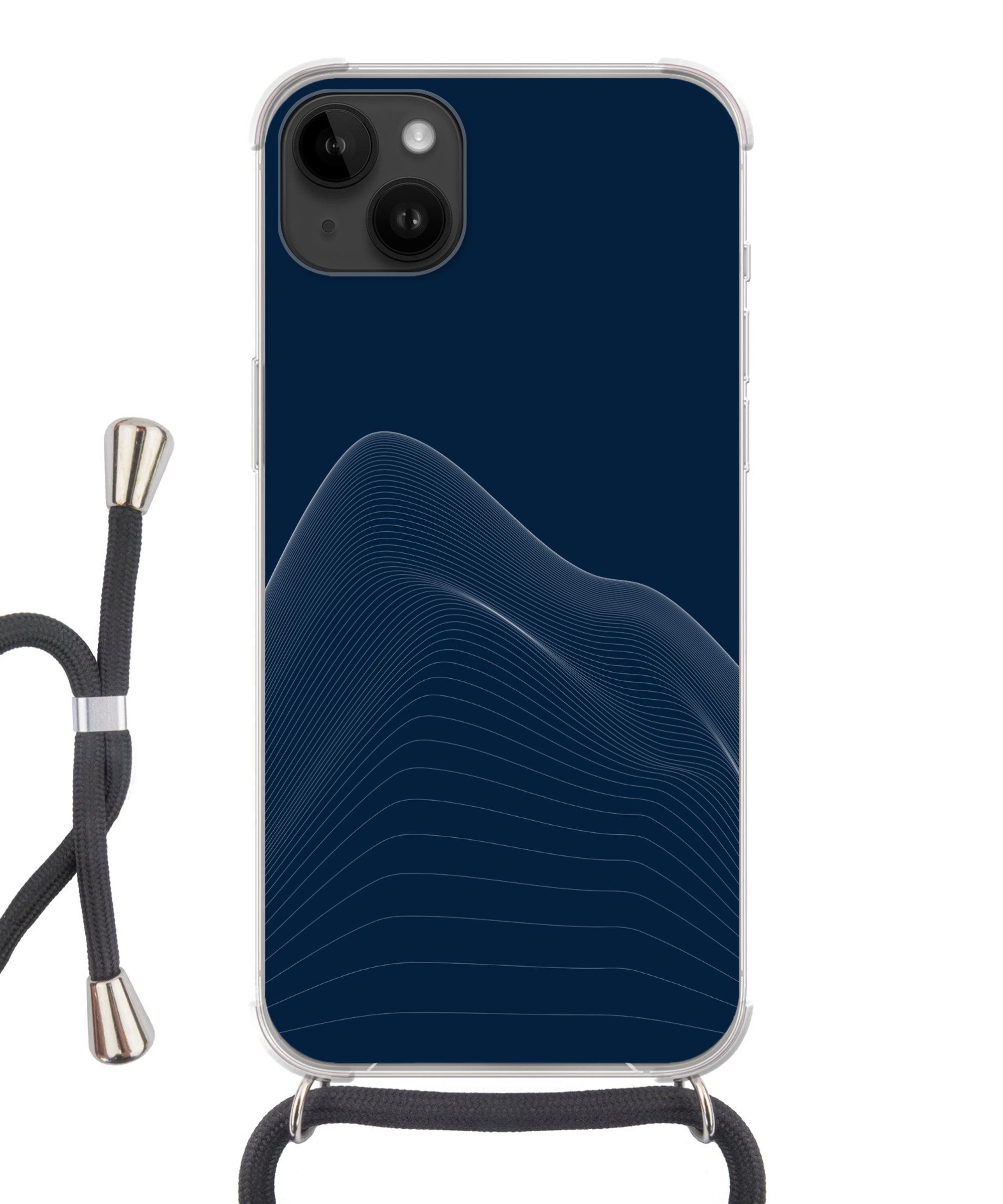 Linien - Abstrakt - Blau - Weiß