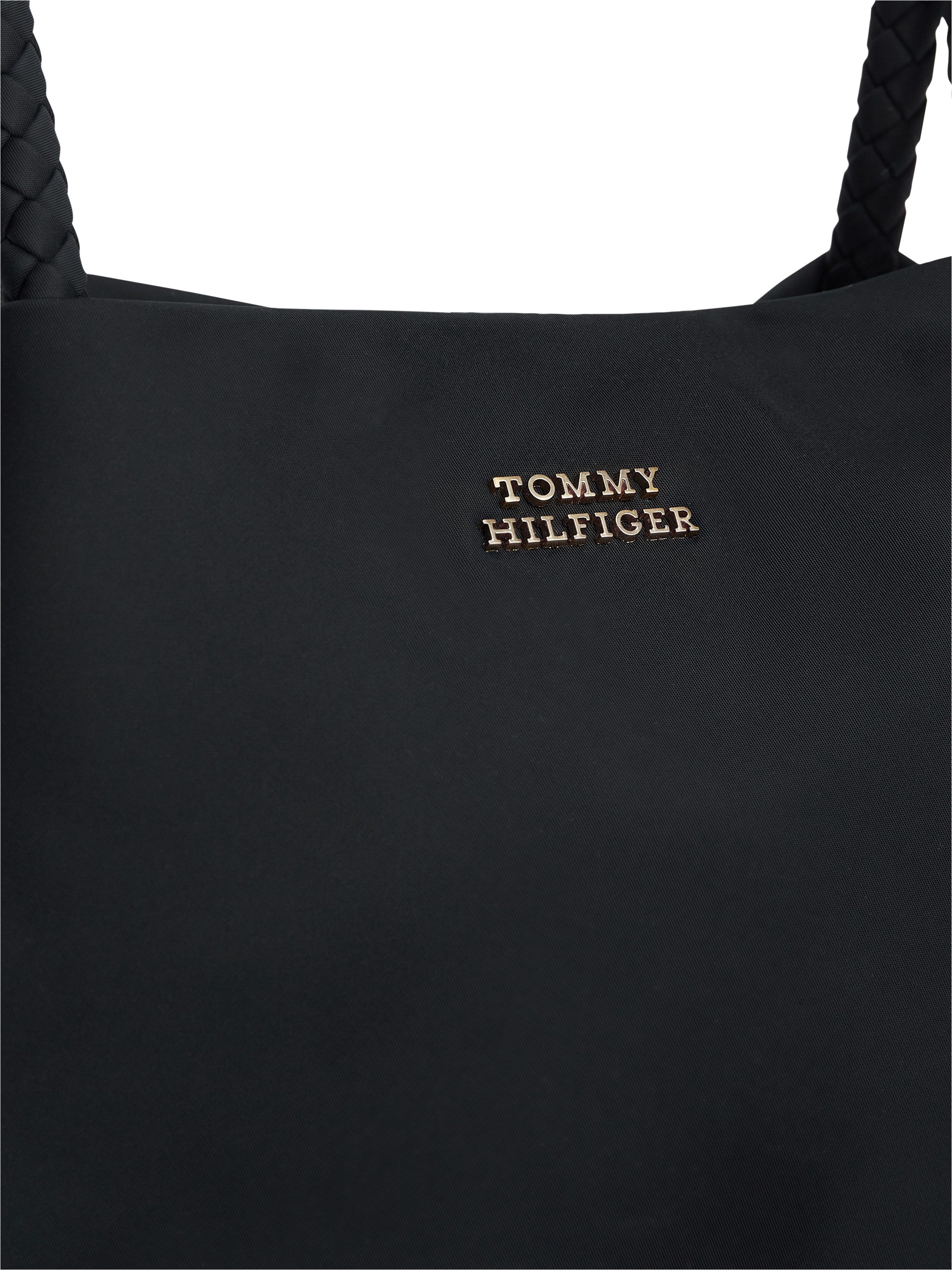 Tommy Hilfiger Handtasche TH MARINA BUCKET NYLON, Damen Tragetasche, Umhängetasche, Schultertasche mit Logoschriftzug – Bild 4 von 5