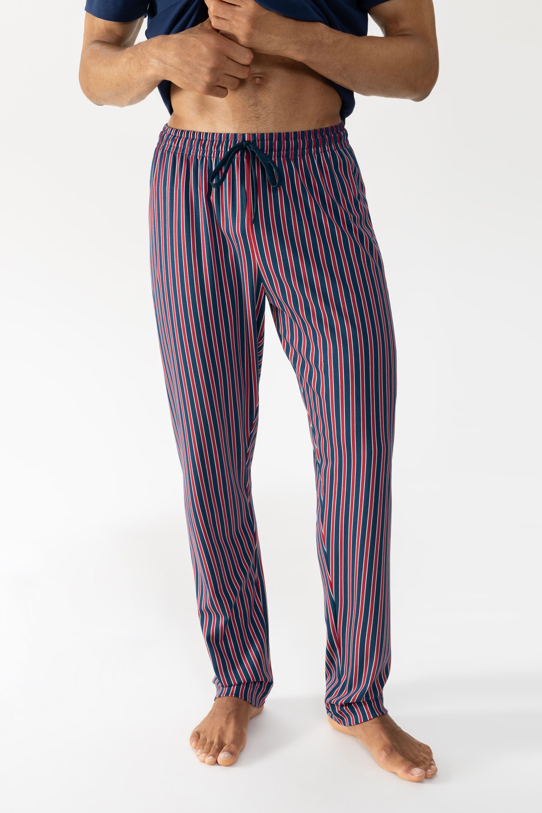 Schlafhose Mey Herren Hose lang Serie Graphic Stripes
