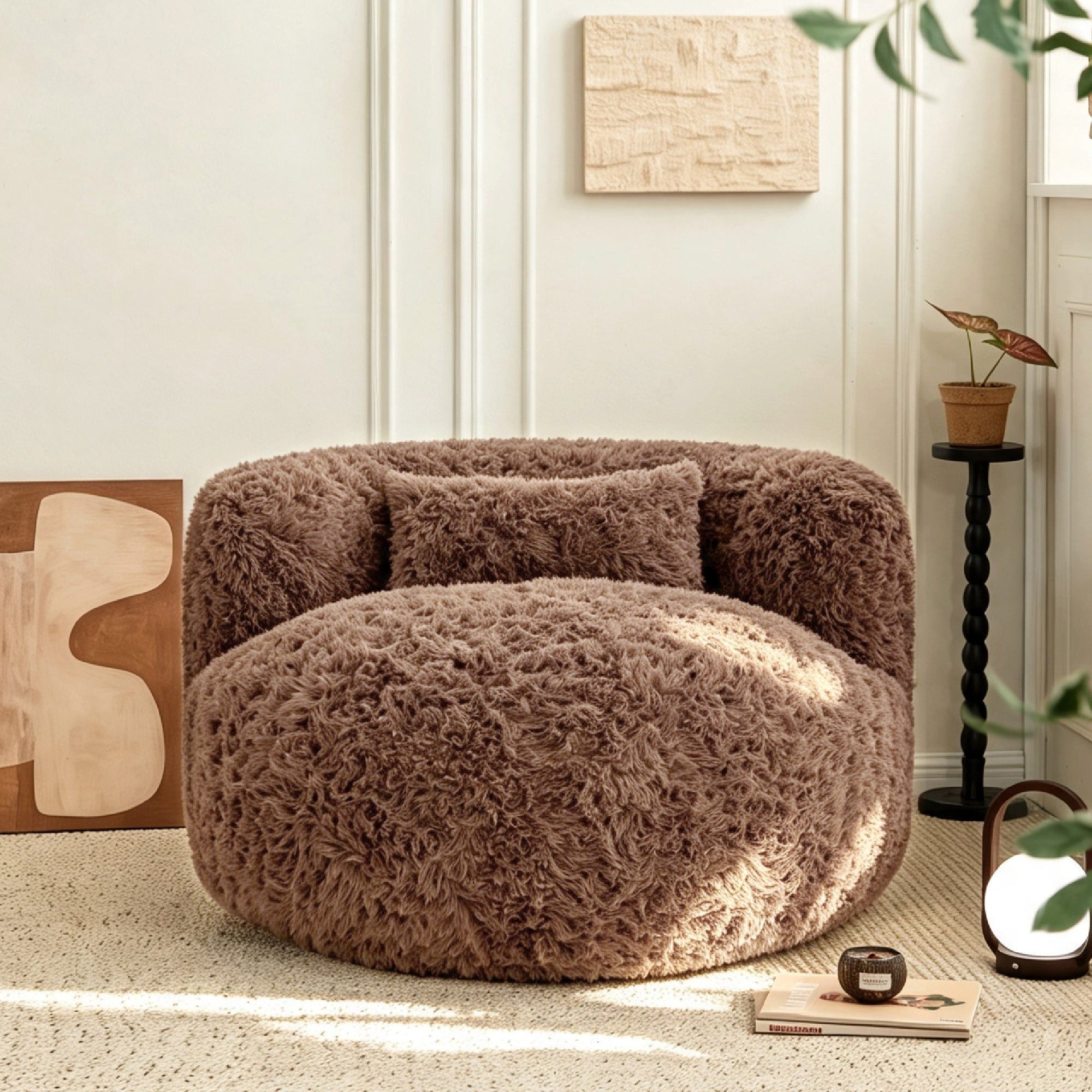 CHITA Sitzsack mit Kissen & Decke, Fleece, Gaming Sitzsack (1 Sitzsack + 1 Kissen +1 Decke), Lounge Chair Cozy, platzsparend, vakuumverpackt
