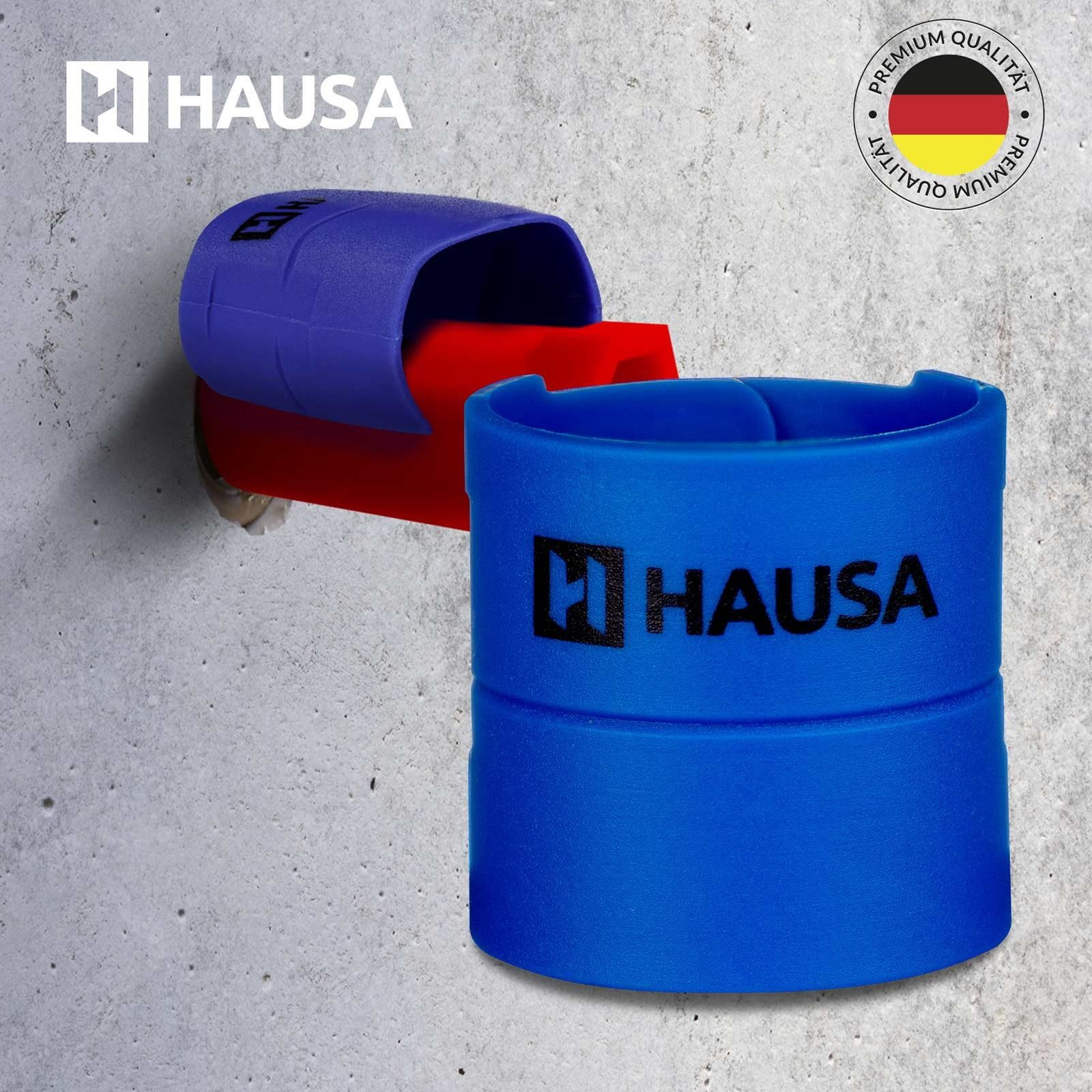 Hausa Bodenfliese Billy Click, Installationshilfe, blau, praktische Montagehilfe für den sicheren Einbau von Dichtmanschetten, einfache Anwendung, effiziente Ergebnisse, robust und langlebig