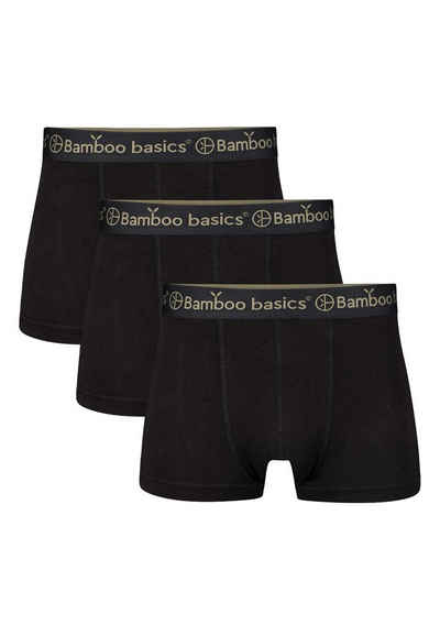 Bamboo basics Retro Boxer 3er Pack Liam (Spar-Set, 3-St) Retro Short / Pant - Ohne Eingriff - Weiches Material mit Viskose