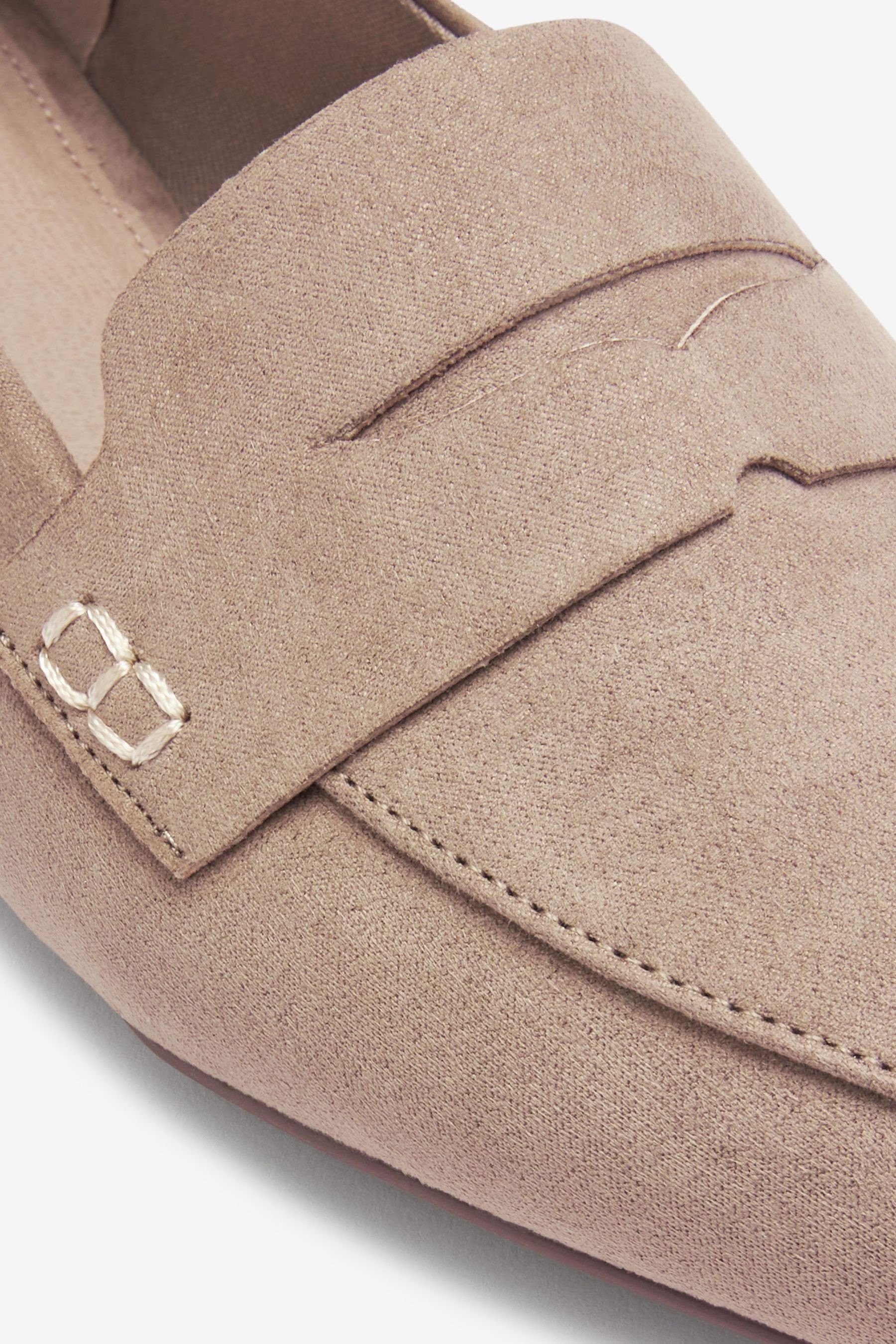 (1-tlg) Camel Spitze Next Slipper Loafer