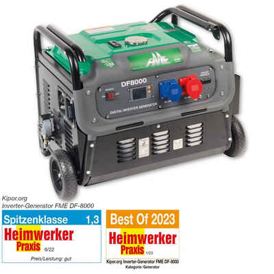 FME Stromgenerator DF-8000 Inverter Generator mit 230V & 400V – DualFuel – Benzin o. LPG