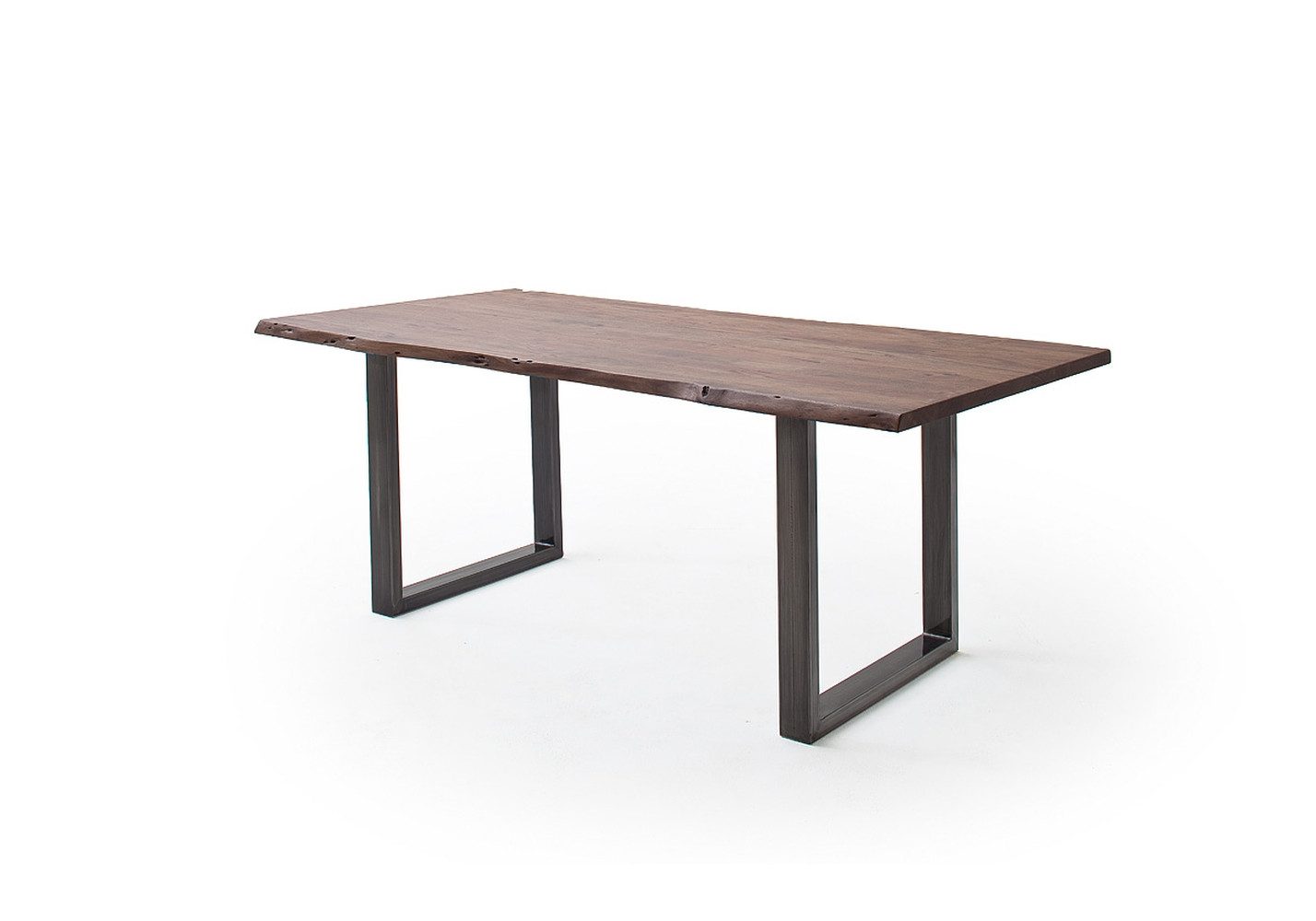 freiraum Baumkantentisch Calabria, in Akazie walnuss / antik - 180x77,5x100 (BxHxT)