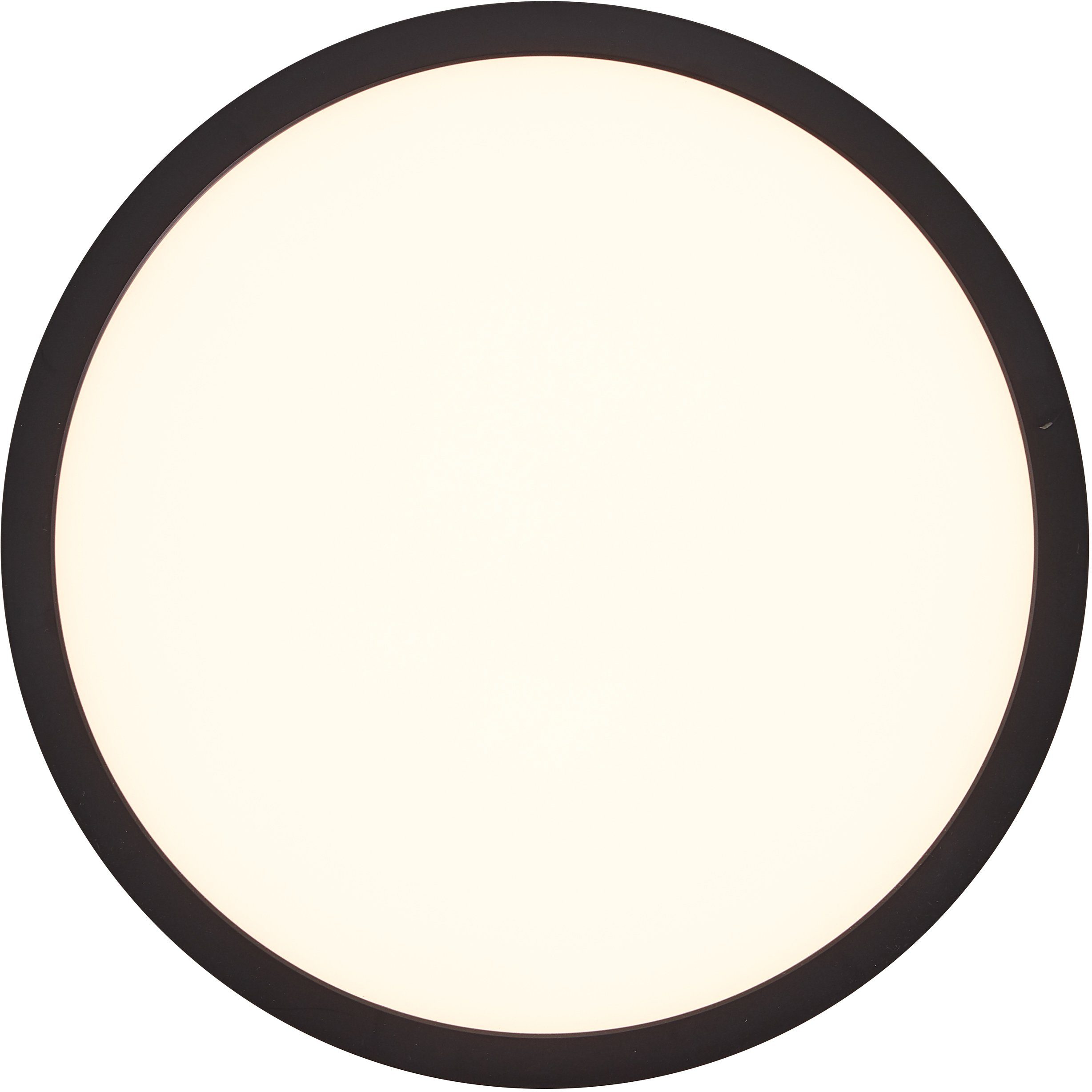 Brilliant LED Panel Tuco, LED fest integriert, Warmweiß, 1 x LED, 16W, schwarz/weiß