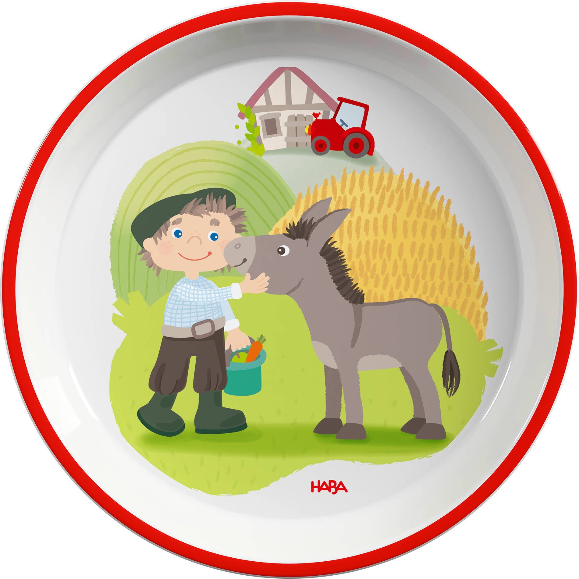 Haba Kindergeschirr-Set Essen & Trinken Teller Bauernhof 2012441002