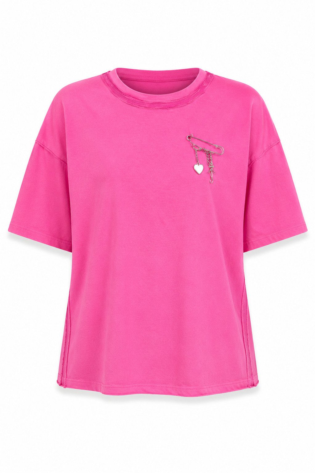 Freeman T. Porter Kurzarmshirt Tissalia Foil Damen T-Shirt - T-Shirt Damen - Shirt - Top - Damen Shir