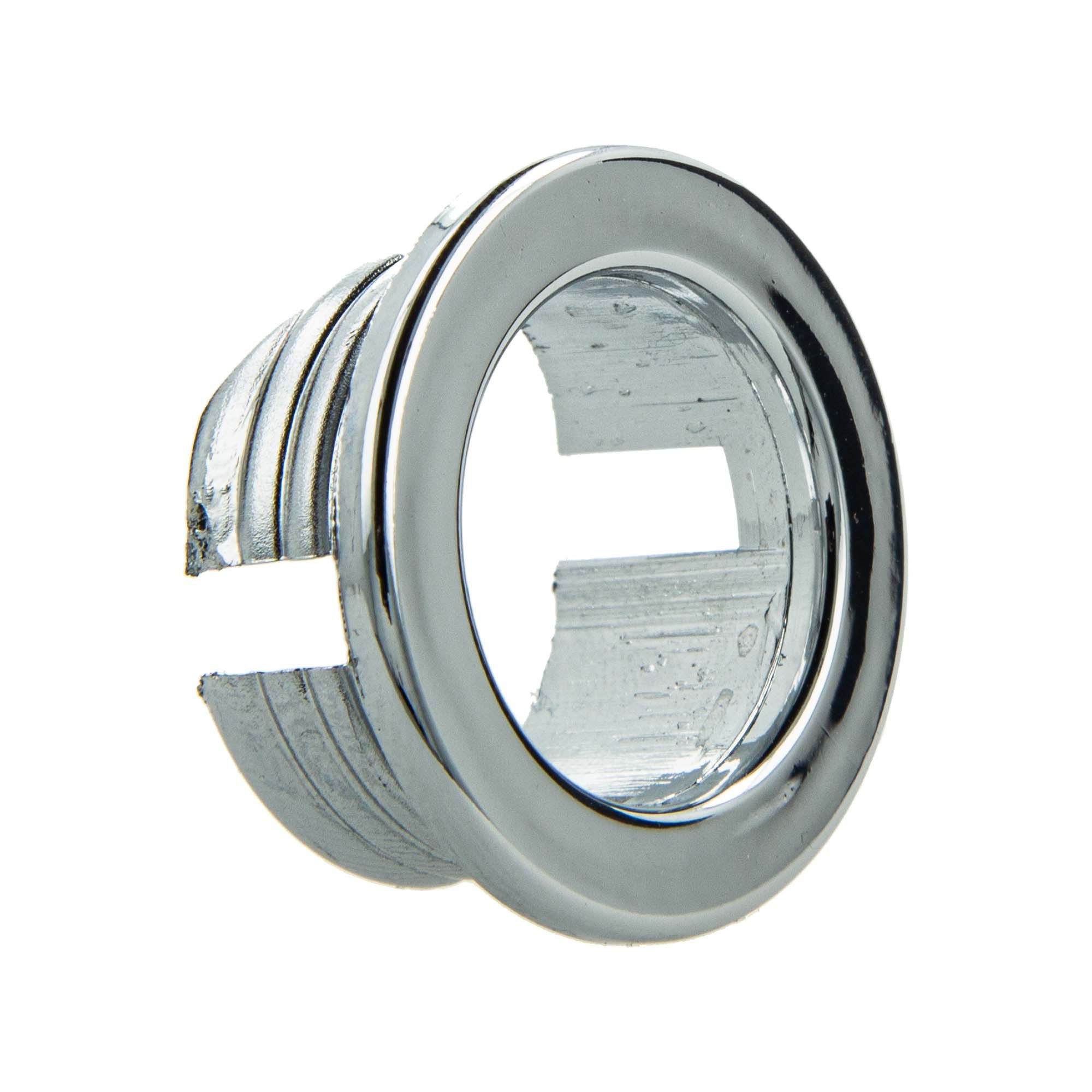 tecuro Badarmatur Überlaufblende Ø 14/19/24/28 mm Abdeckung Ring für Überlaufloch