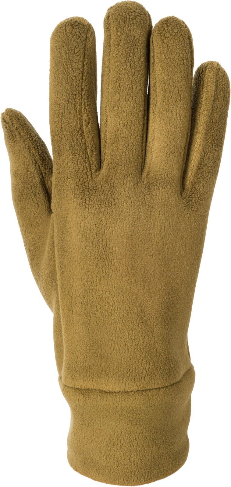 Fleecehandschuhe Oliv Touchscreen styleBREAKER Einfarbige Handschuhe Fleece