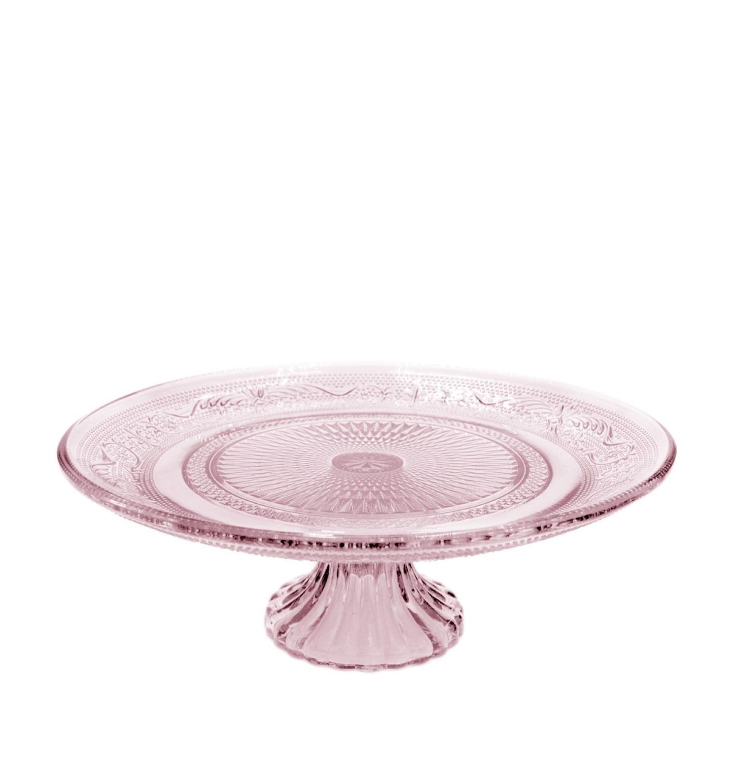 NaDeco Dekovase Tortenplatte Glas mit Fuß, günstig online kaufen