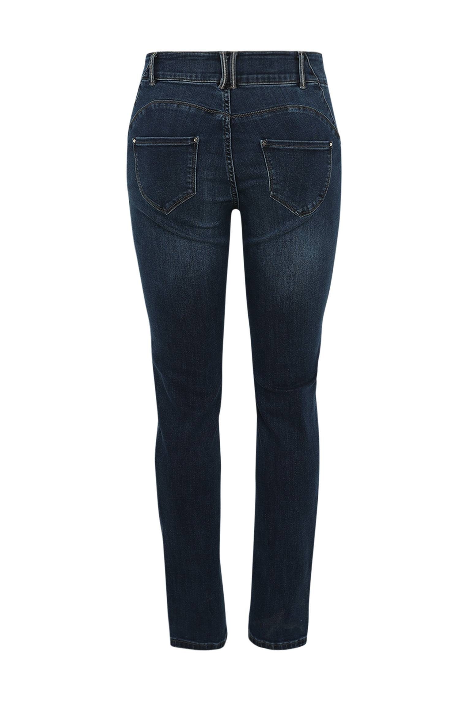 Push-Up 5-Pocket-Jeans Slim-Fit-Jeans Mit Paprika Louise L32