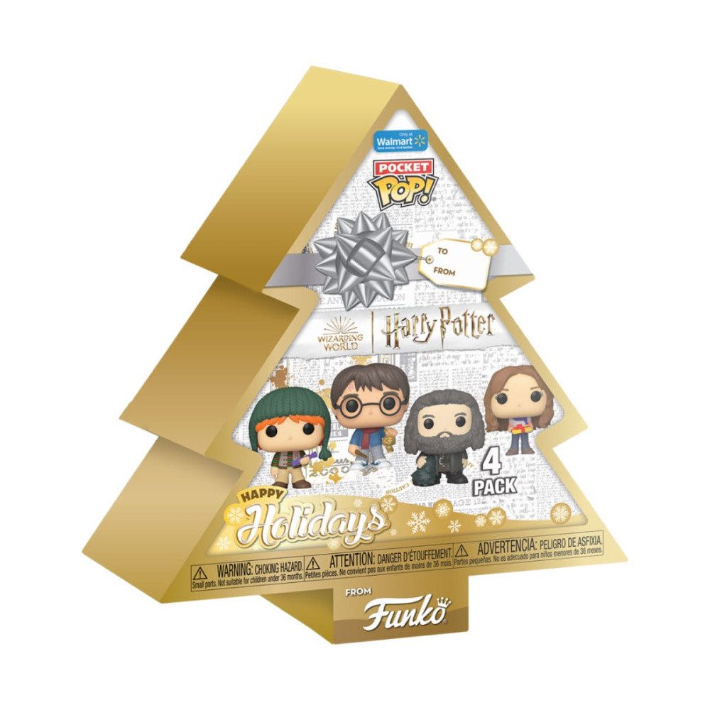 Actionfigur Harry Potter Holiday 2024 Pocket POP! Vinyl Schlüsselanhänger 4er-Pack