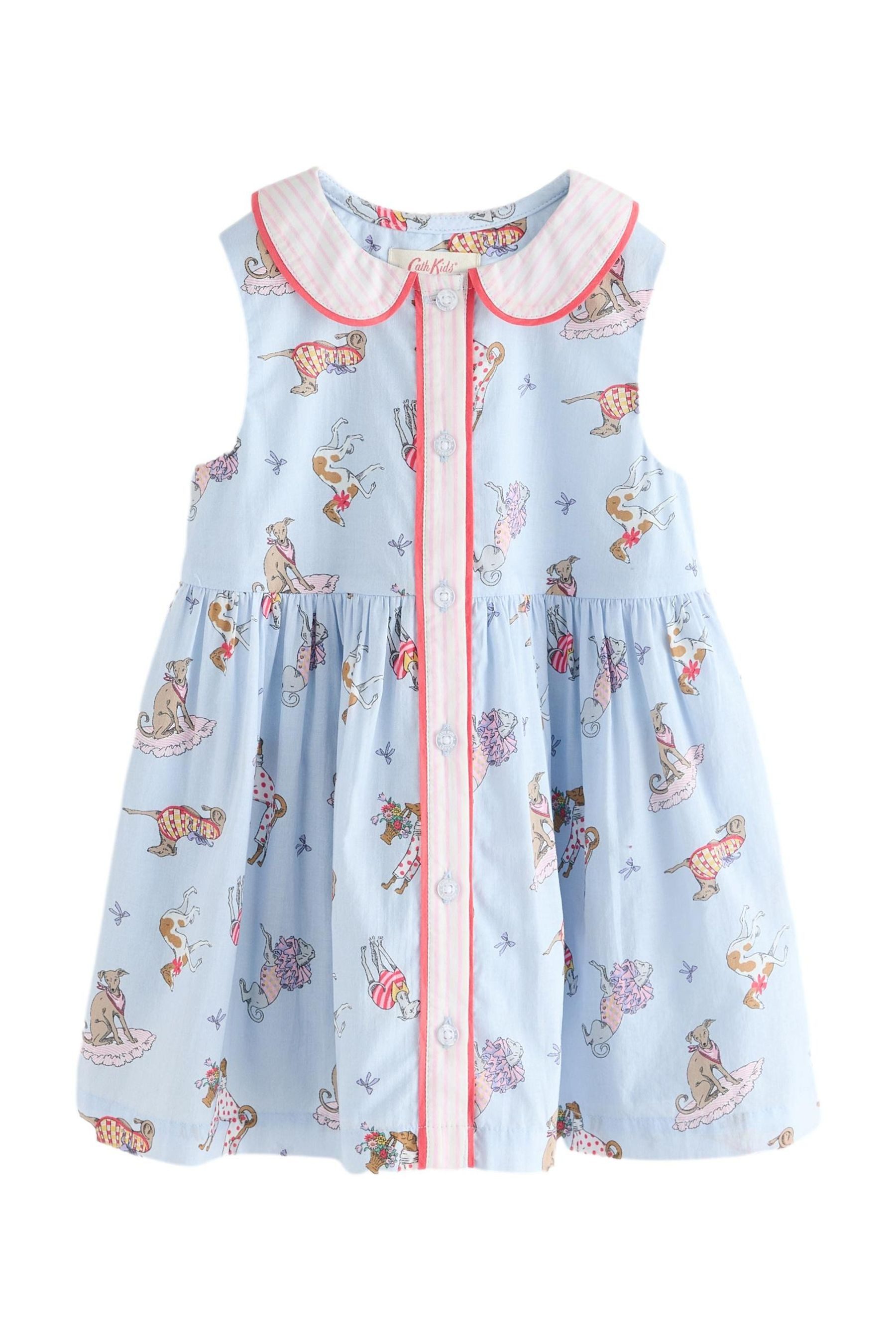 Partykleid Cath Kidston Kleid aus Baumwolle mit Kragen