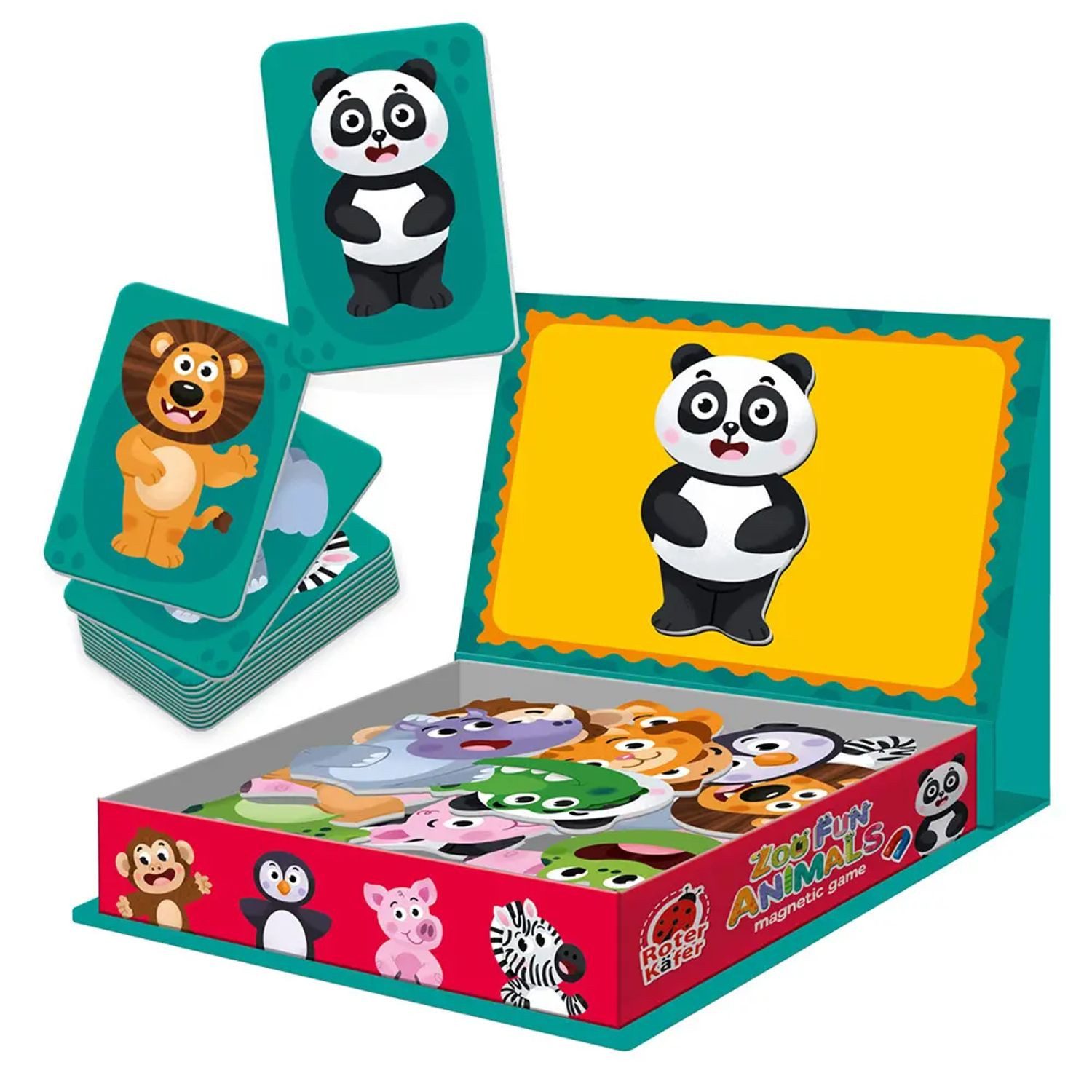 Käfer Spiel Magnetspiel Roter Käfer Zoo lustige Tiere RK2030-06