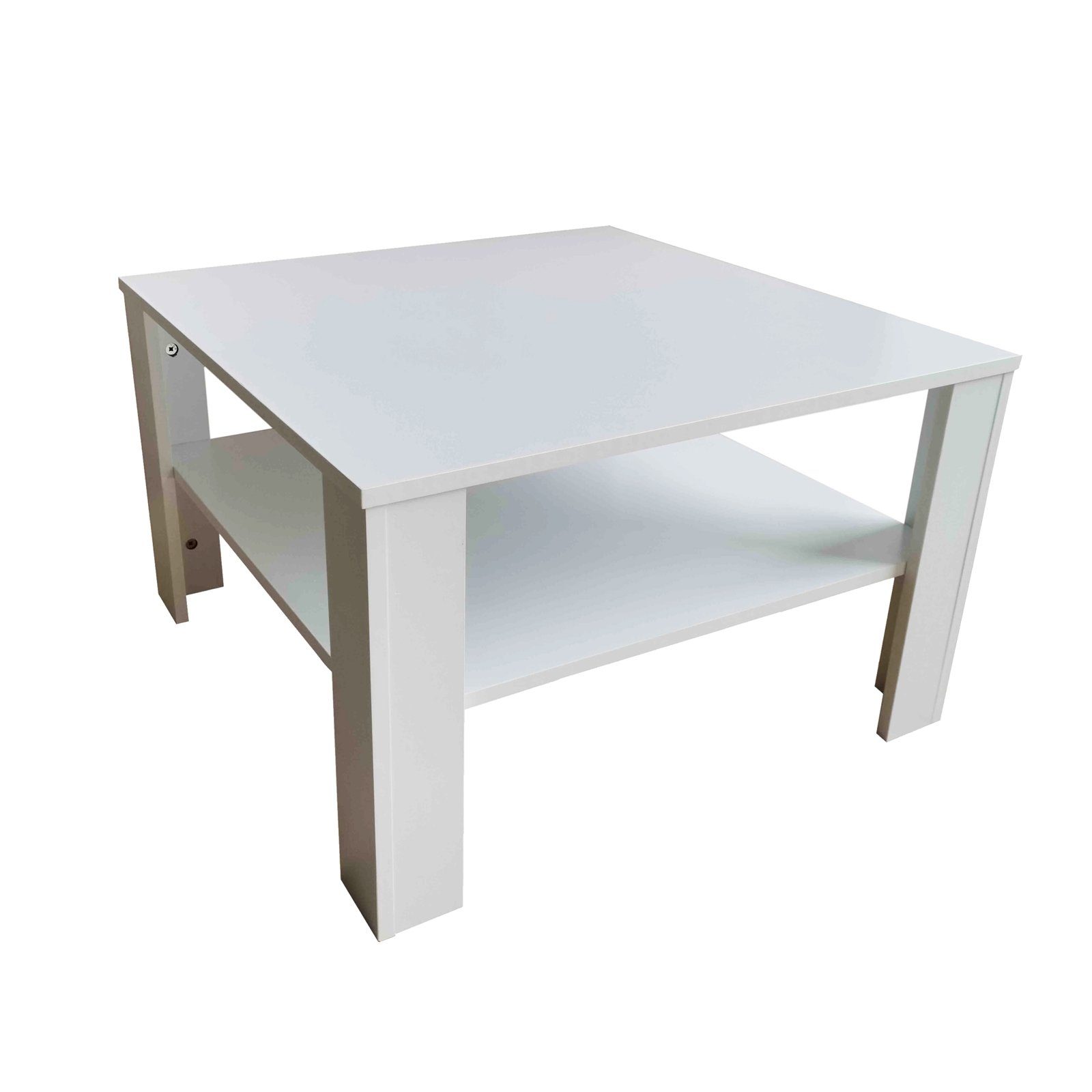 HTI-Line Couchtisch Couchtisch Nina Quadratisch 68 (1-St), Sofatisch Beistelltisch Weiß