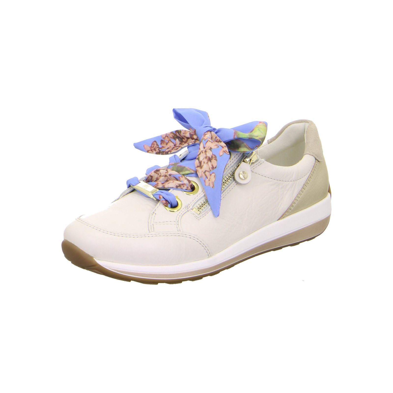 Ara Osaka - Damen Schuhe Sneaker Sneaker Materialmix beige