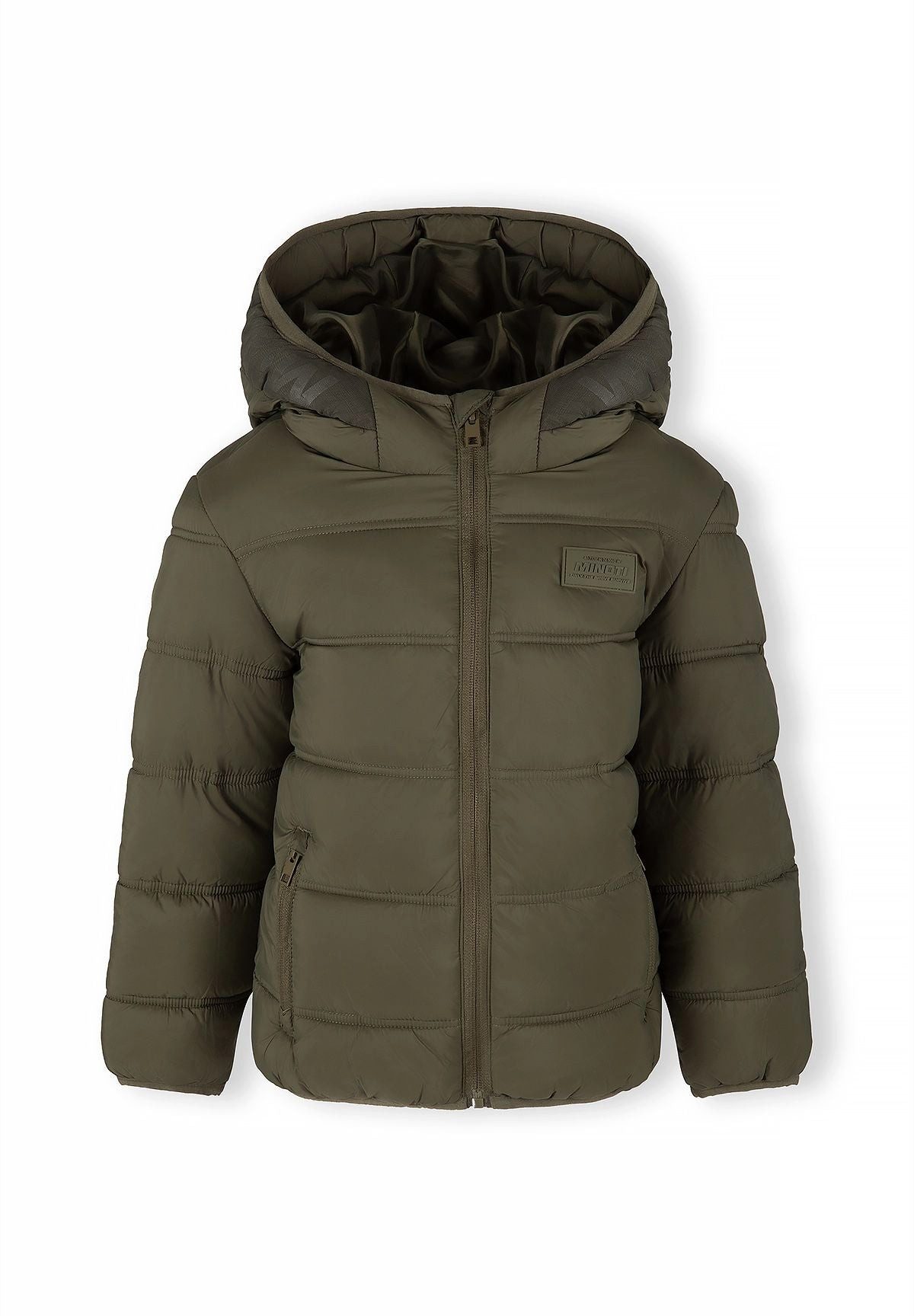 MINOTI Winterjacke für Jungen, Pufferjacke mit Kapuze, wattiert mit Kinnschutz