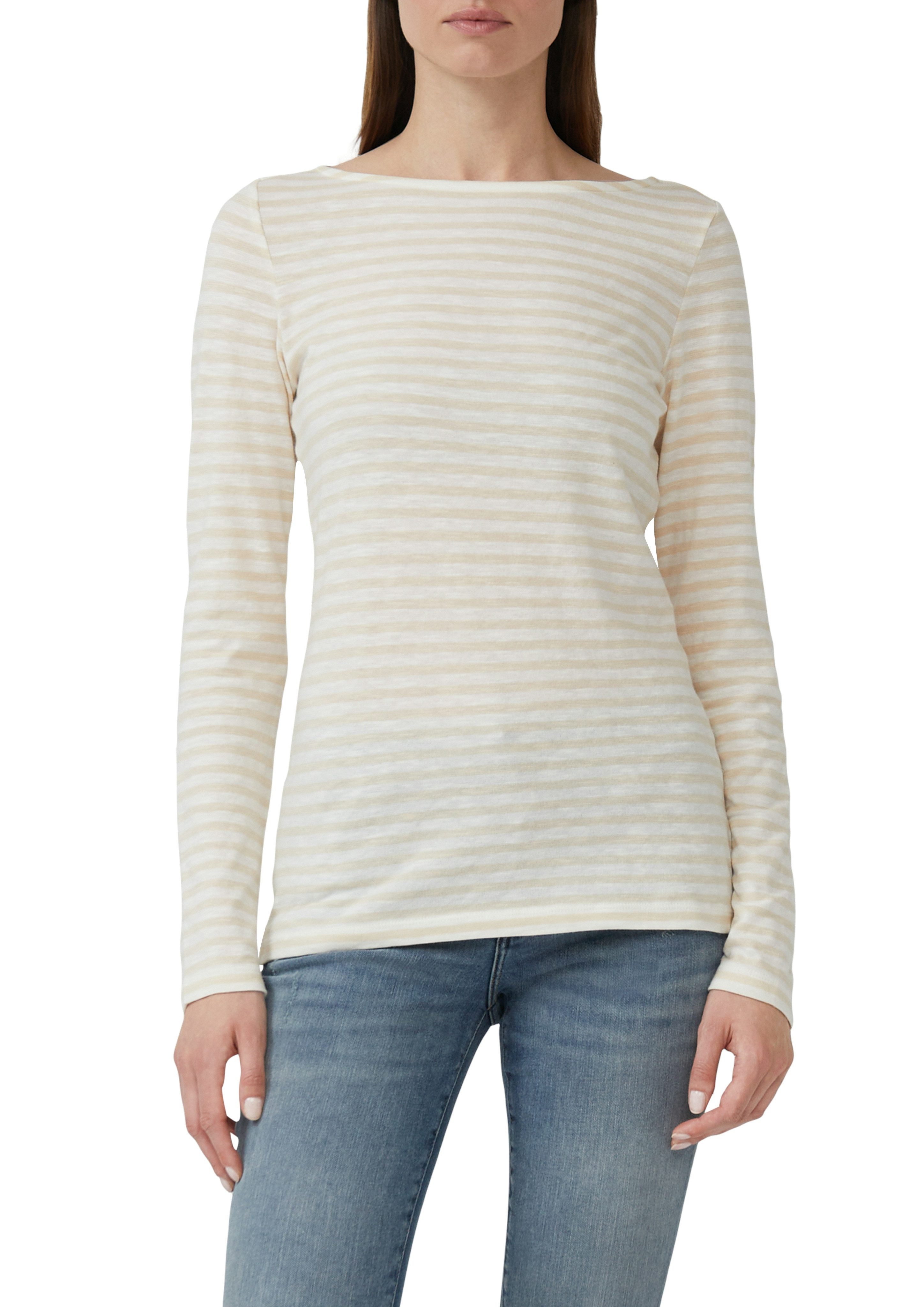 s.Oliver Langarmshirt mit Streifen Muster günstig online kaufen