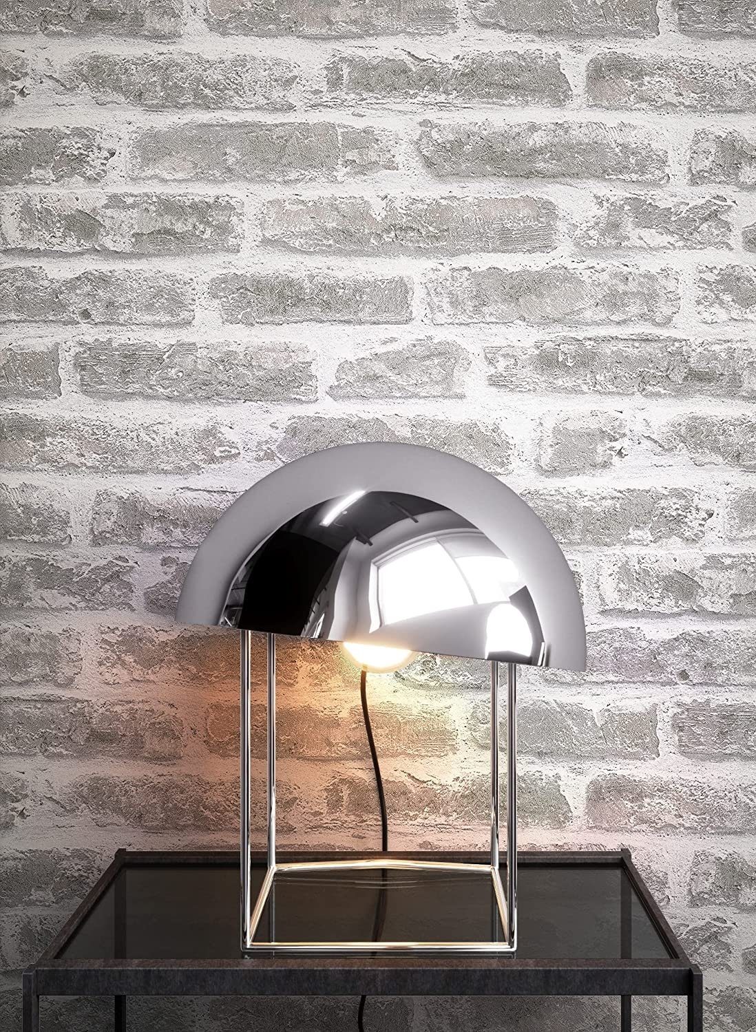 Newroom Vliestapete, Grau Tapete Industrial Stein - Steintapete Steinoptik Modern 3D Optik Ziegelstein Klinker für Wohnzimmer Schlafzimmer Flur
