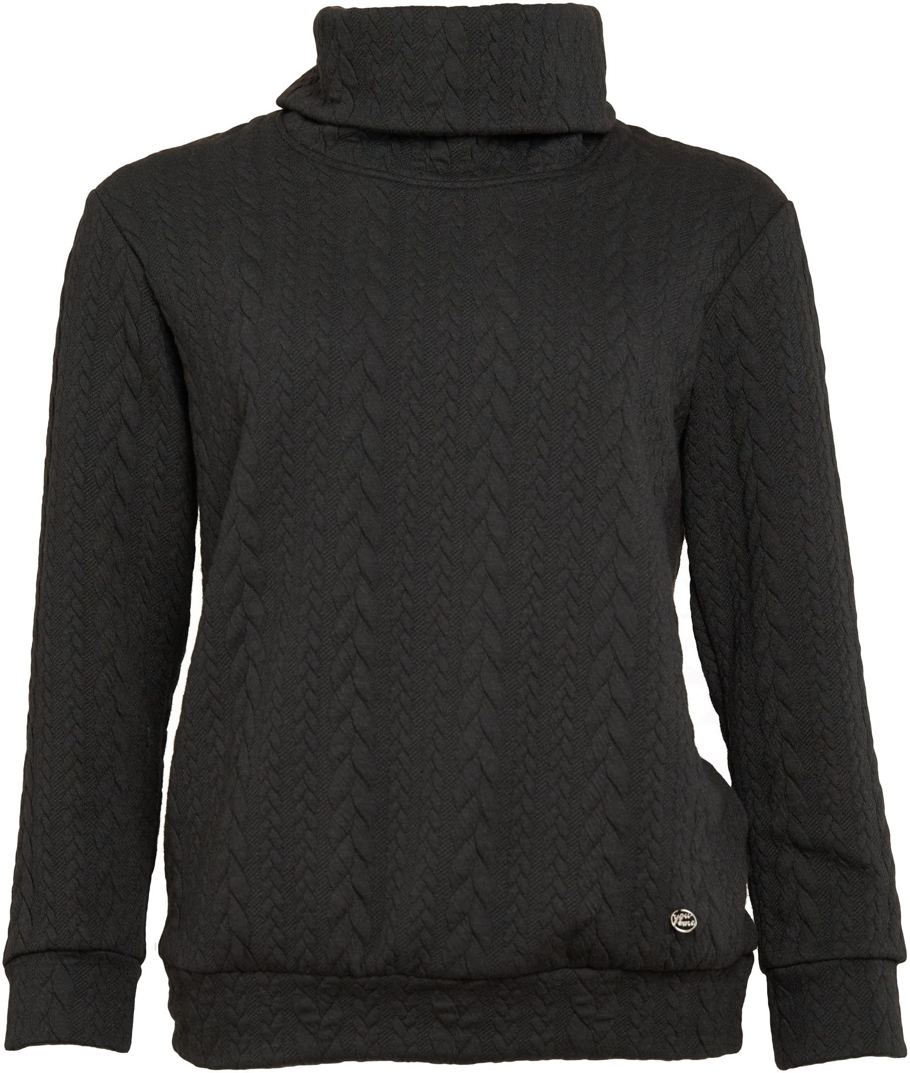 Seidel Moden Rollkragenpullover mit Logo Patch, MADE IN GERMANY günstig online kaufen