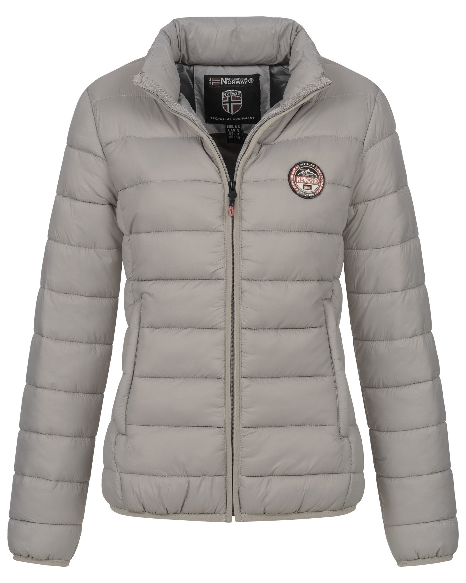 Geographical Norway Steppjacke Damen Übergangsjacke Steppjacke Outdoor Frühlingsjacke leicht Jacke