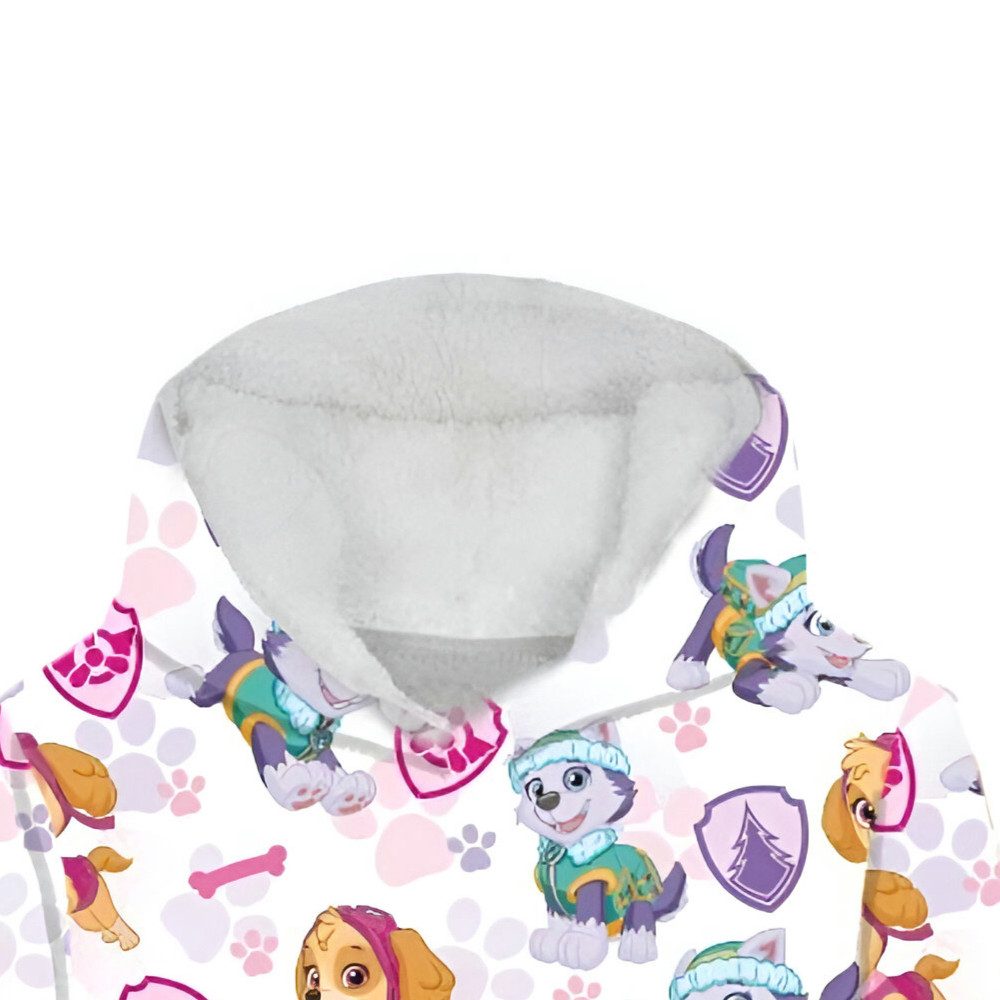 PAW PATROL Sweatponcho Paw Patrol Skye Kuschelponcho Kuscheldecke mit Ärmeln Kapuze Tasche Gr. 3 bis 6 Jahre Onesize