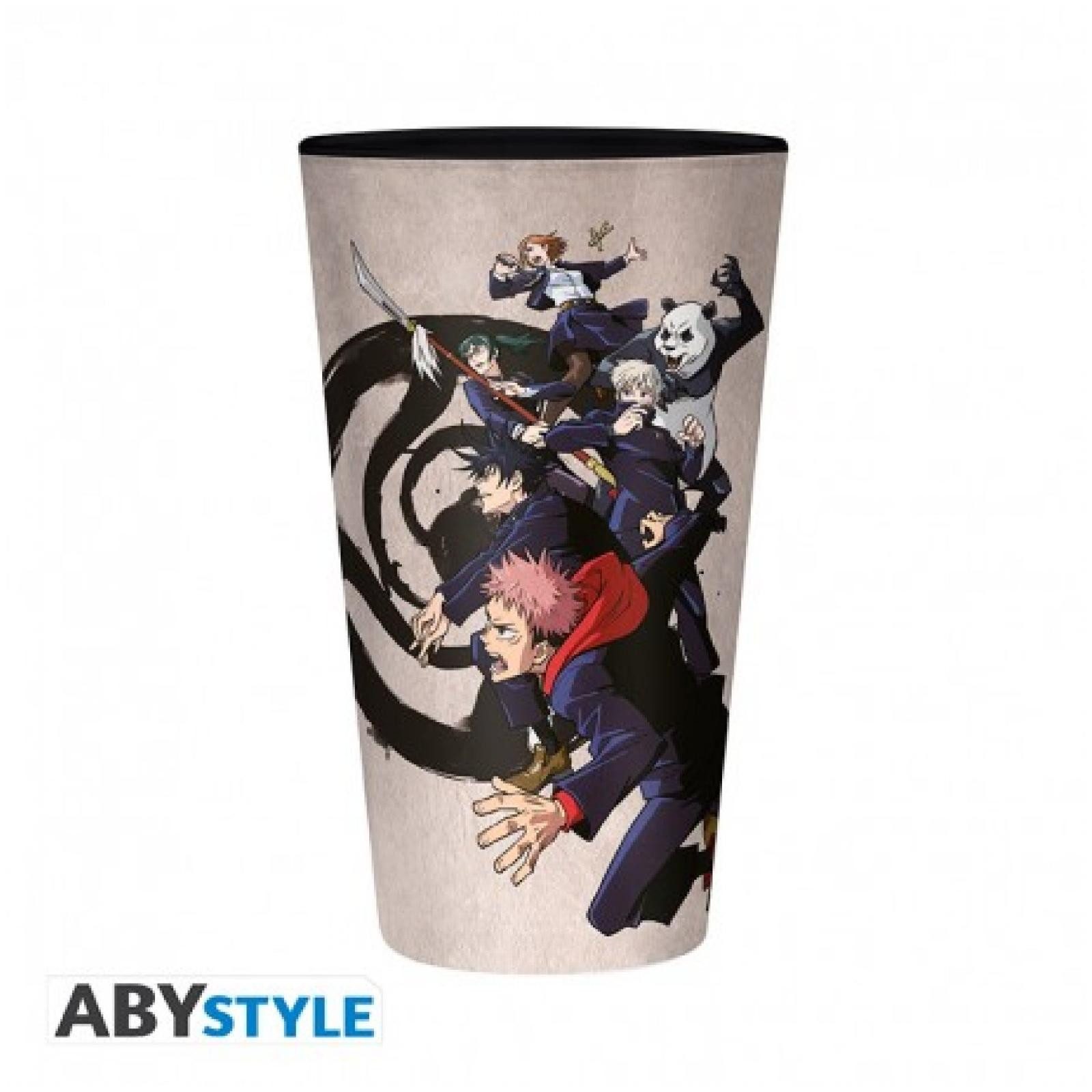 ABYstyle Tasse JUJUTSU KAISEN - Large Glass - 400ml - Tokyo vs Kyoto