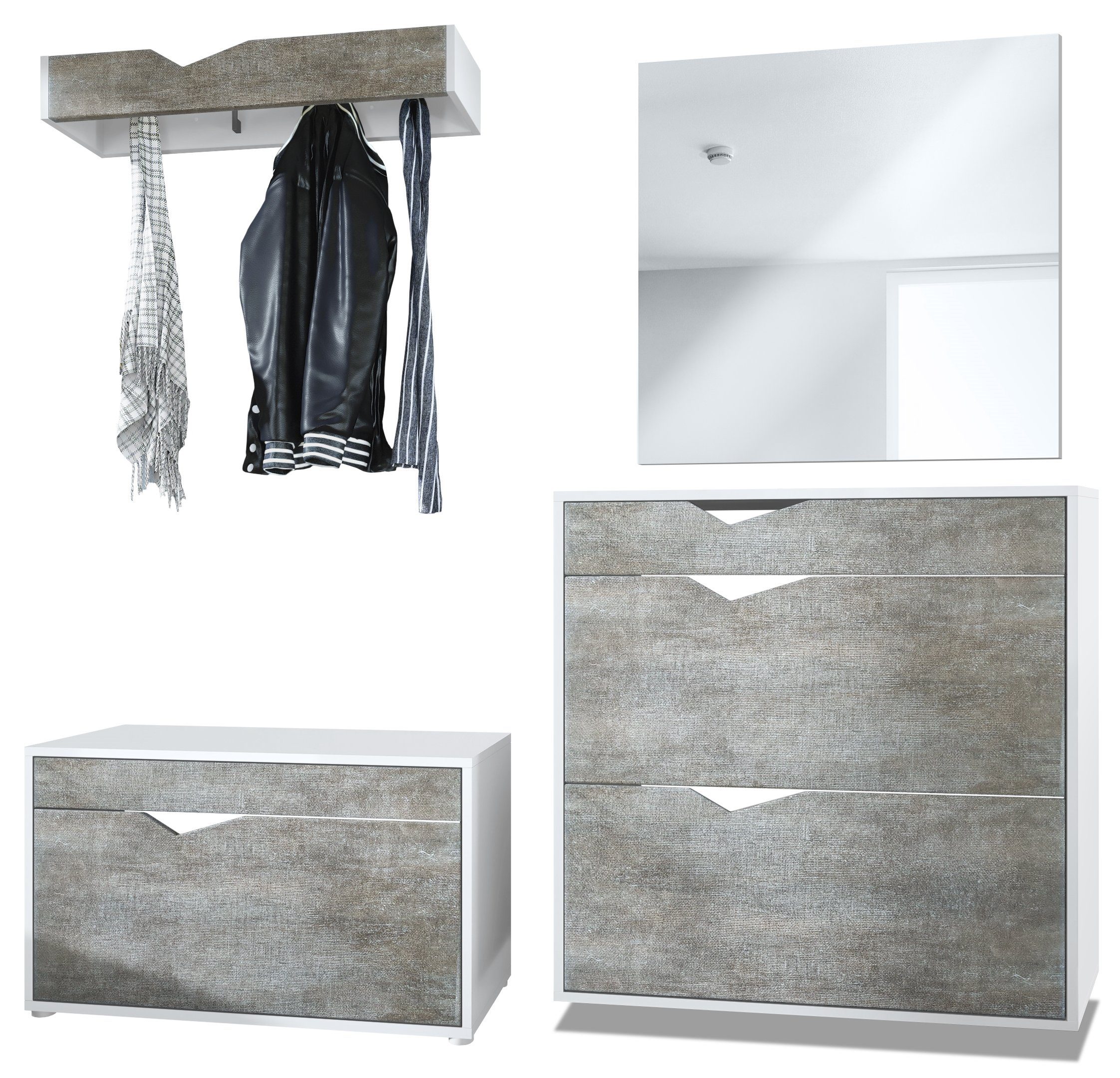 Fronten in Braun meliert