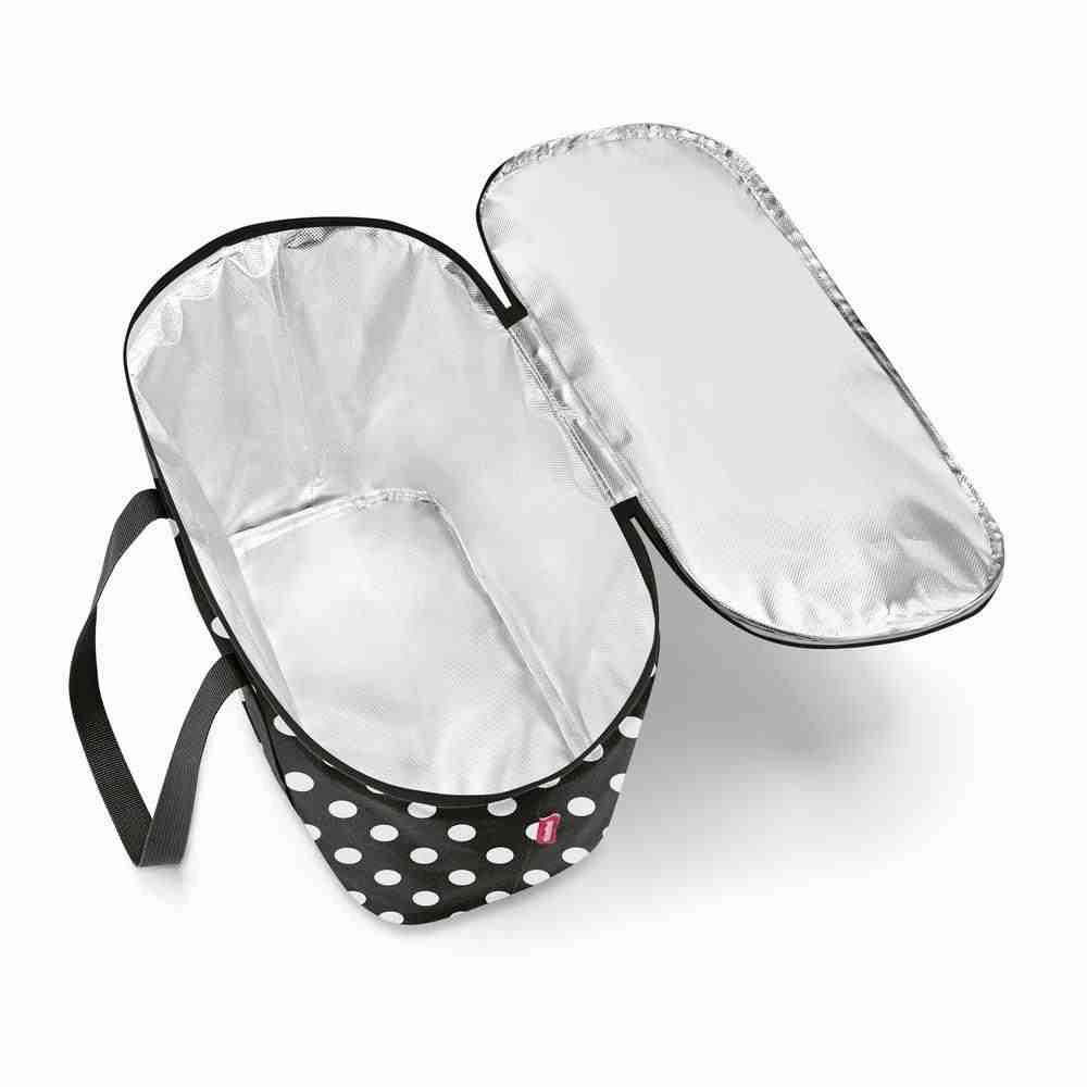 REISENTHEL® Kühltasche reisenthel coolerbag dots white UH7073 schwarz Punkte 20L Kühltasche, 20 l – Bild 3 von 3