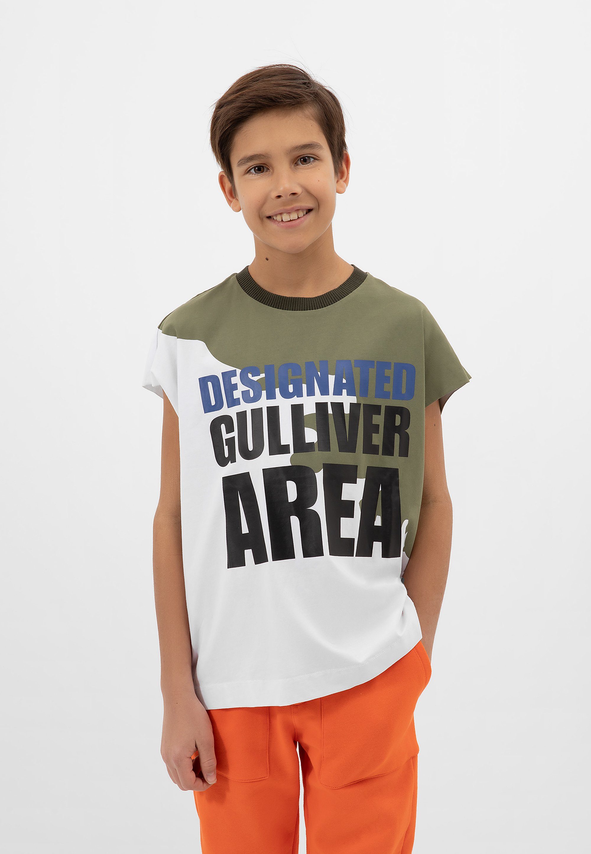 Gulliver T-Shirt mit farbigen Schriftprints