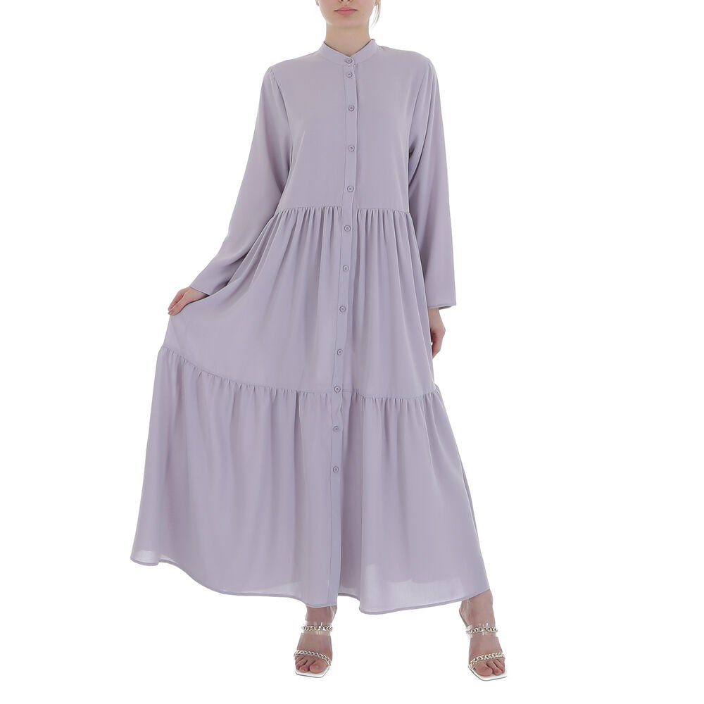 Ital-Design Maxikleid Maxikleid Boho/Hippie Lila in Damen