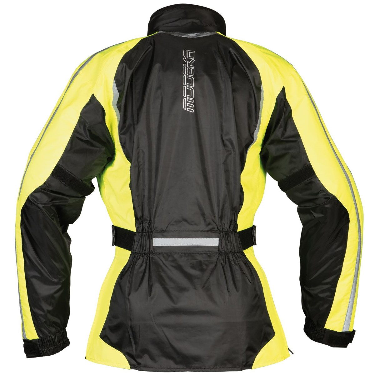 Modeka Regenanzug Modeka Viola Dry Lady Regenjacke schwarz / gelb, motorrad regenjacke