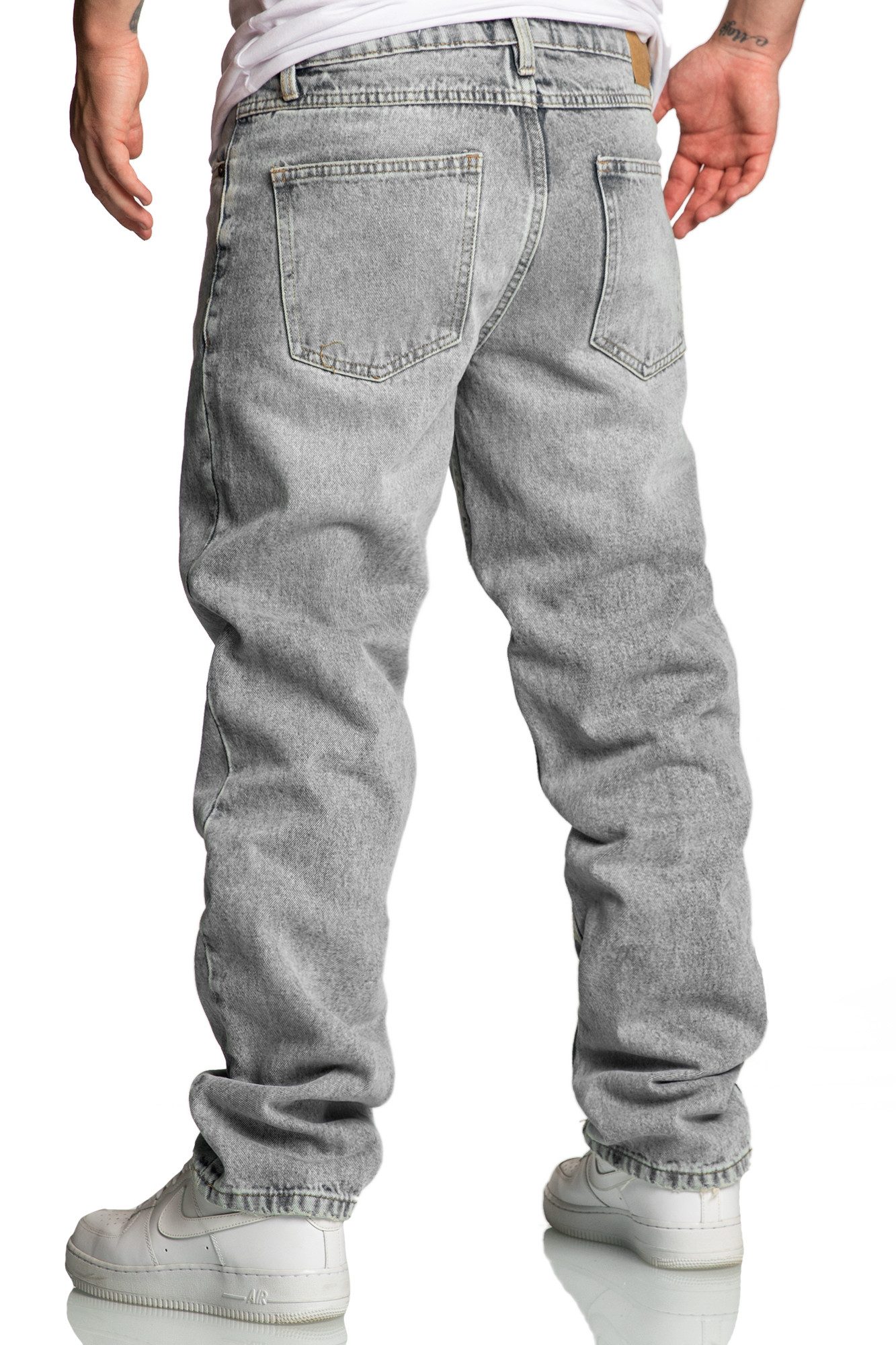 REPUBLIX Loose-fit-Jeans ZACHARY Herren 90s Denim Jeans Hose Straight Baggy