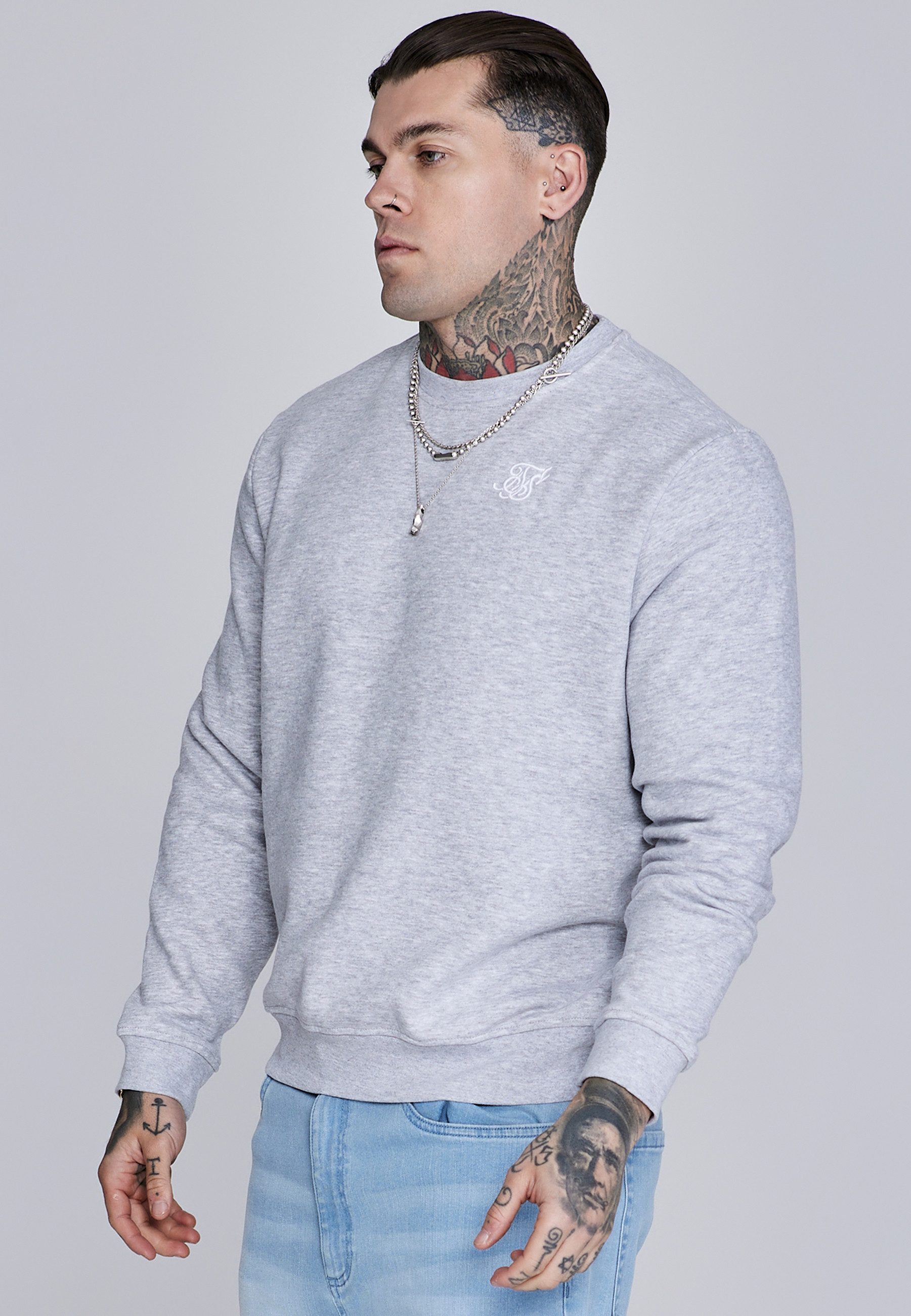 Sweatshirt SikSilk Herren Essentials Pullover