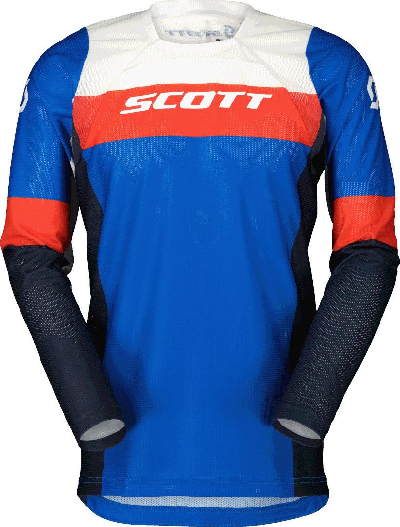 Scott Motocross-Shirt 450 Angled Light 2023 Motocross Jersey belüftet