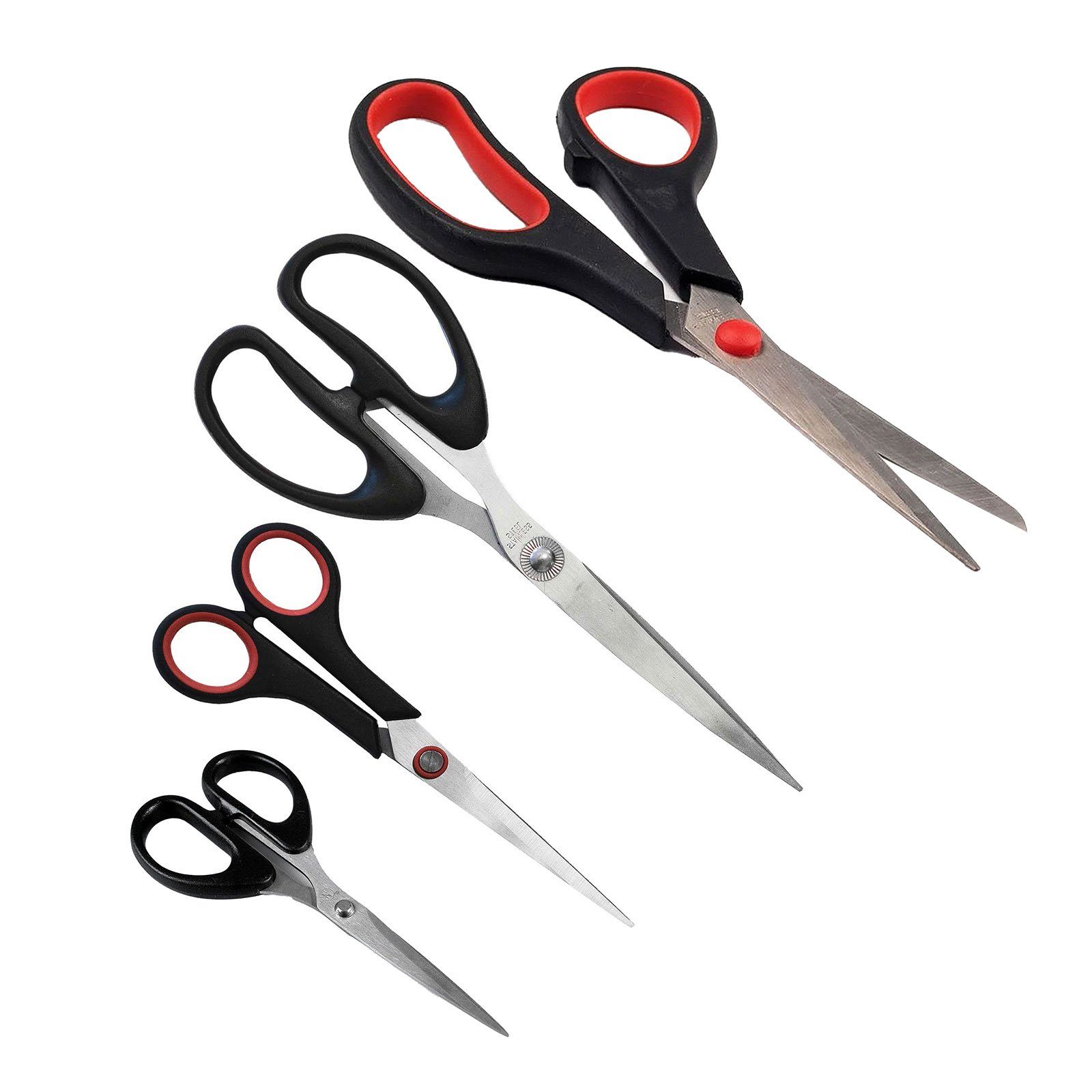 maDDma Universalschere Edelstahl Schere Bastelschere Universalschere, K 9 cm G 21.5 x 7.5 cm