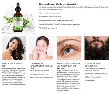 ALIVER Haaröl Rosmarin Öl für Haare, Kopfhaut- & Haaröl für Haarwachstum, Haarpflege Produkte Vitamin, Haarserum, Rosemary oil, Hair Oil, Öl Haare Herren & Damen, Haarwachstum Biotin, Pflege, Rosmarinöl für Haare, Haaröl Kopfhaut Frauen & Männer gegen Spliss