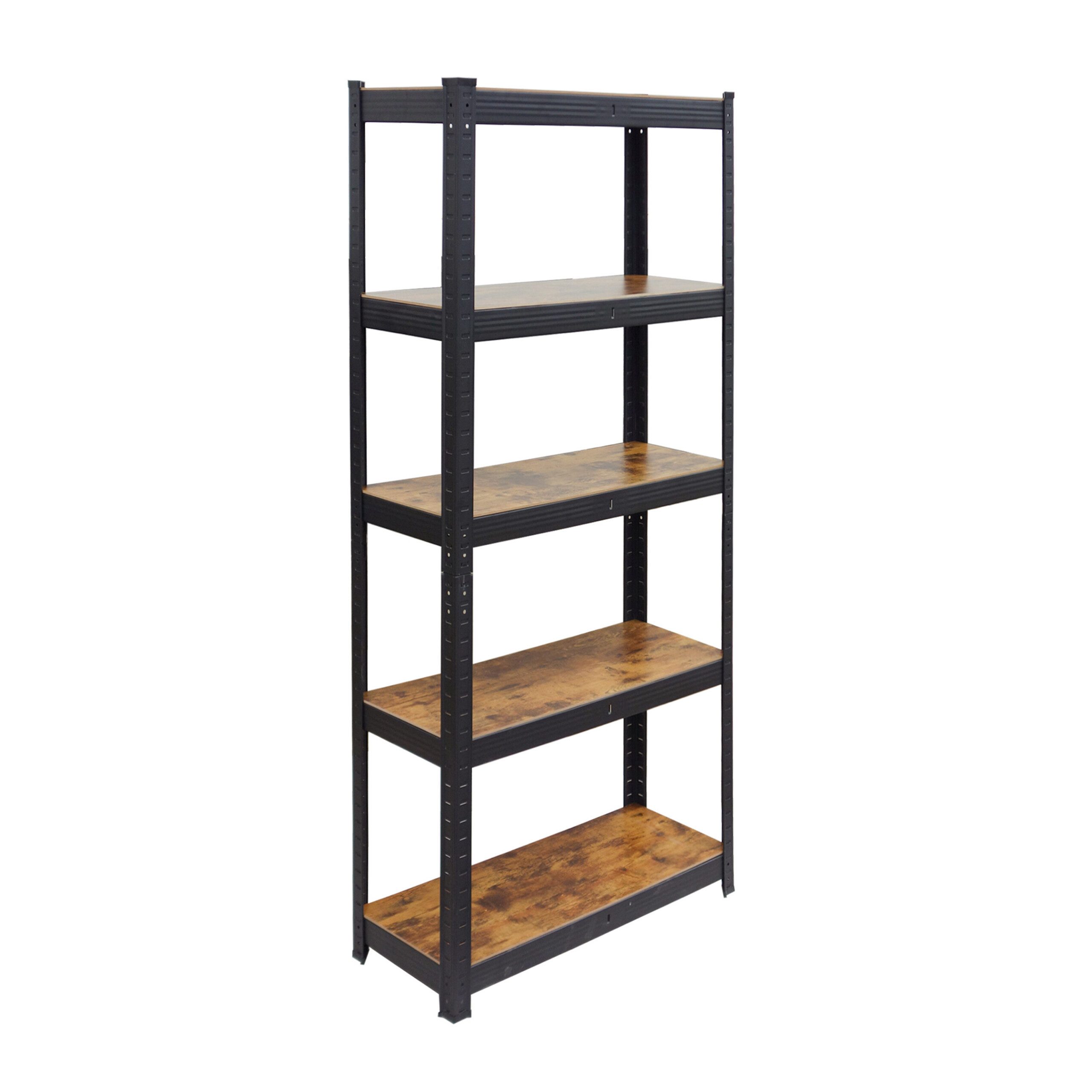 relaxdays Schwerlastregal Industrial 500 kg, 1-tlg., 40 x 90 x 180 cm