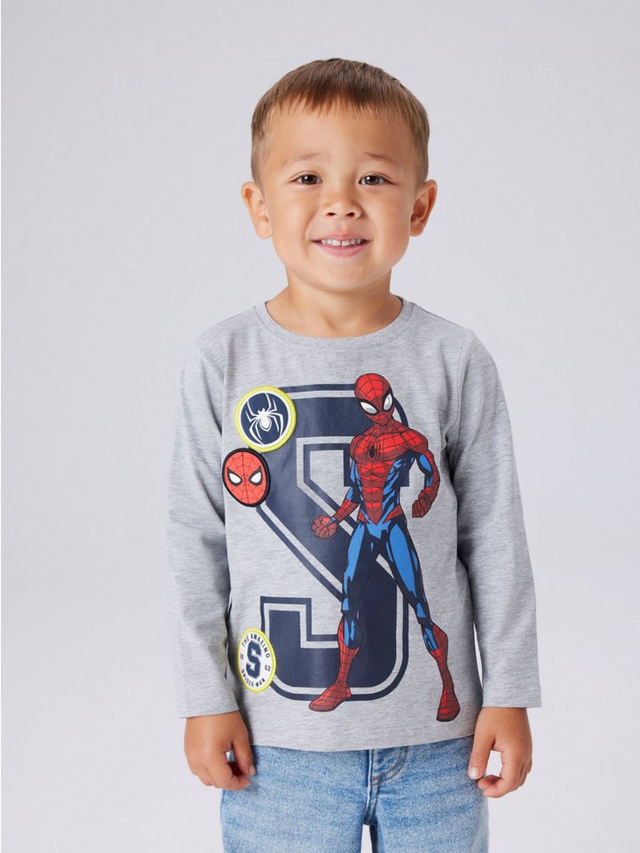 Name It T-Shirt NMMDEEP SPIDER LS NREG TOP BOX NOOS MAR