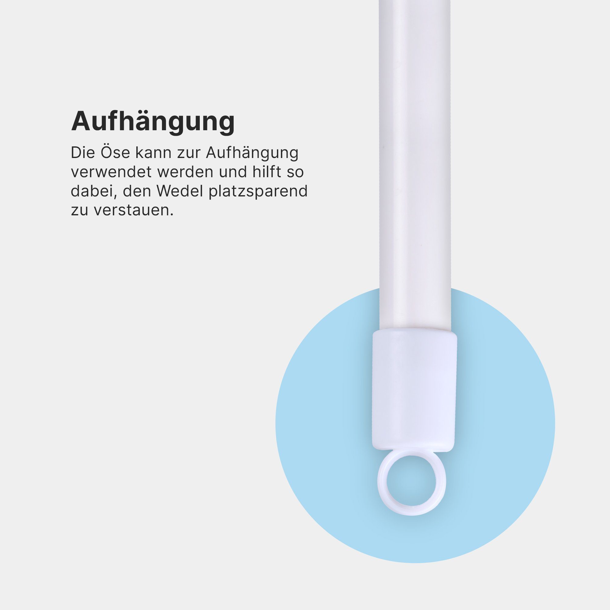 Bestlivings Staubwedel Teleskop bunt (1-6er Pack, 2-St), Kunststoff, geringes Gewicht 110 g, 74cm bis max. 97cm ausziehbar – Bild 5 von 5