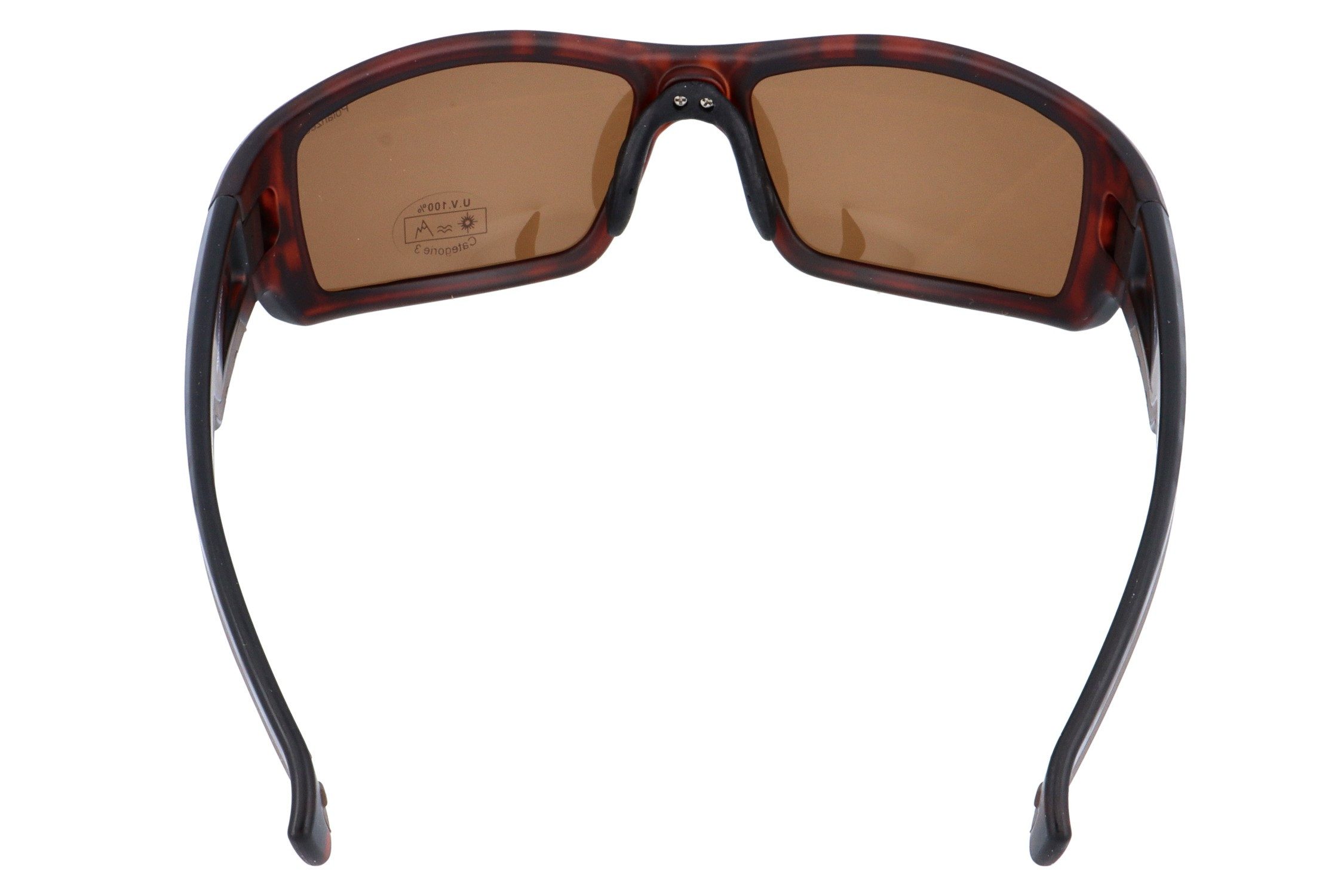 Gamswild Sonnenbrille UV400 Sonnenbrille Skibrille Fahrradbrille TR90, polarisiert Damen Herren Modell WS9328 in braun, schwarz
