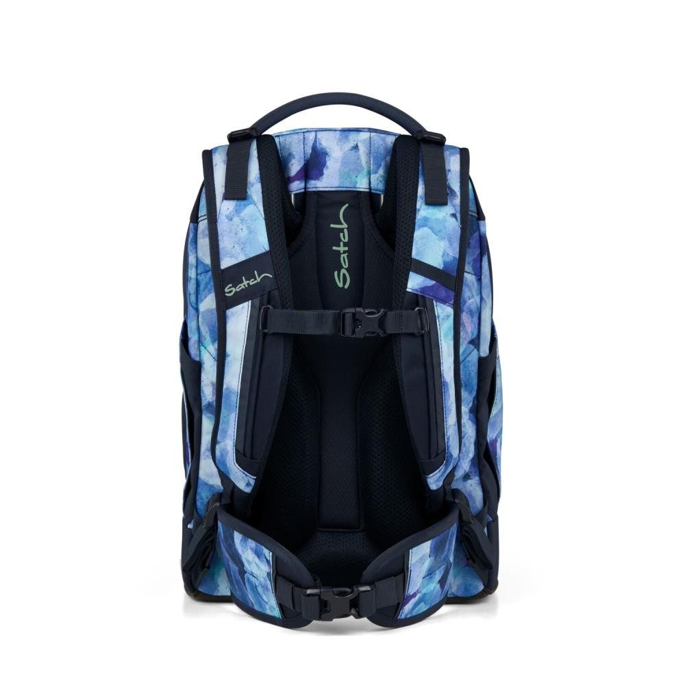 Satch Schulrucksack Pack (4tlg., inkl. Schlamperbox, Regenhülle und Geldbörse)