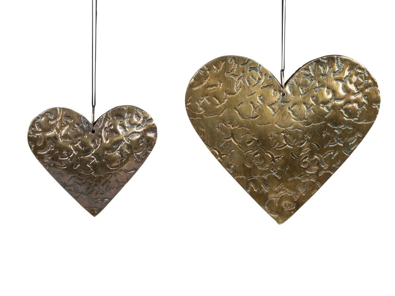 formano Dekohänger Hearts, Gold B:2.5cm D:12cm Metall