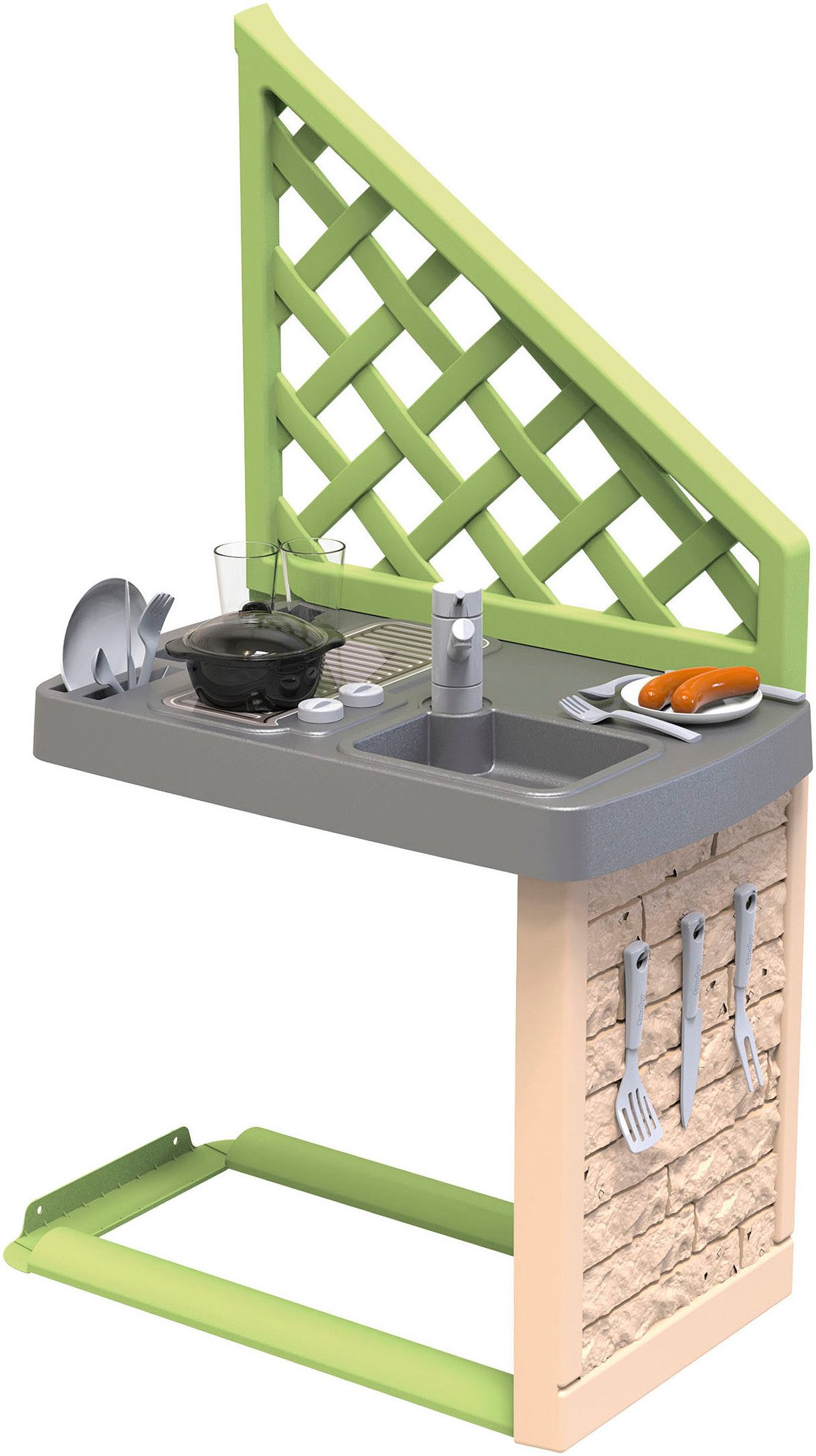 Smoby Outdoor-Spielküche Smoby Life, Spielhaus Zubehör Sommerküche Kunststo günstig online kaufen