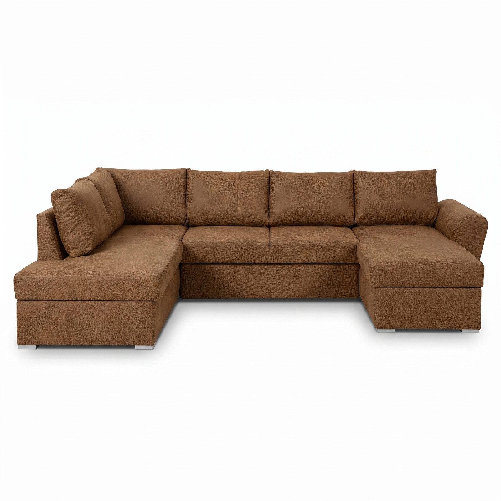 ebuy24 Sofa Stefan U-förmiges Schlafsofa mit Chaiselongue auf