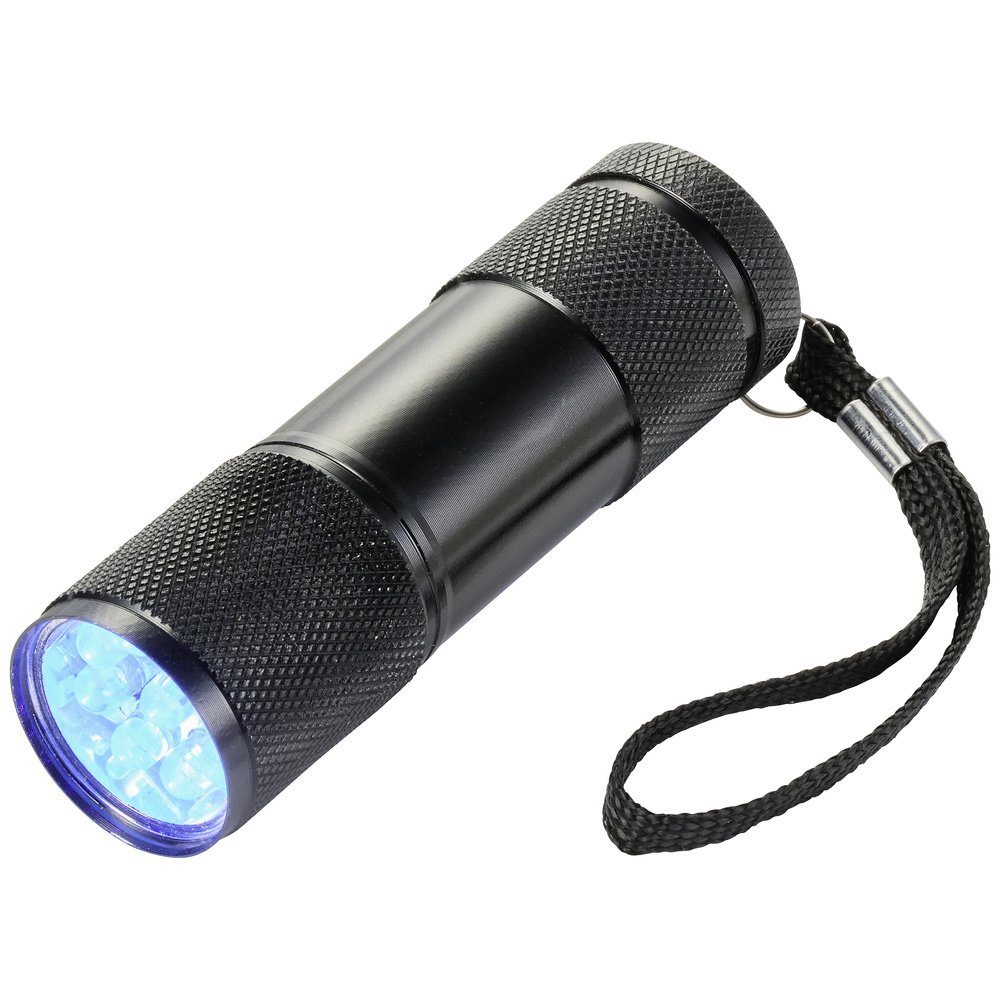 Taschenlampe UV-LED Handlampe mit Handschlaufe batteriebetrieben 36 g