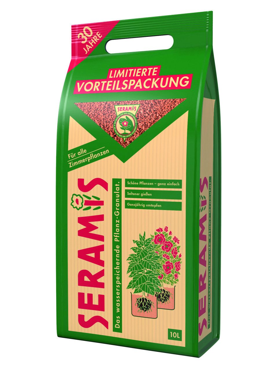 Seramis Pflanzgranulat Seramis Pflanz-Granulat für Zimmerpflanzen 10 L